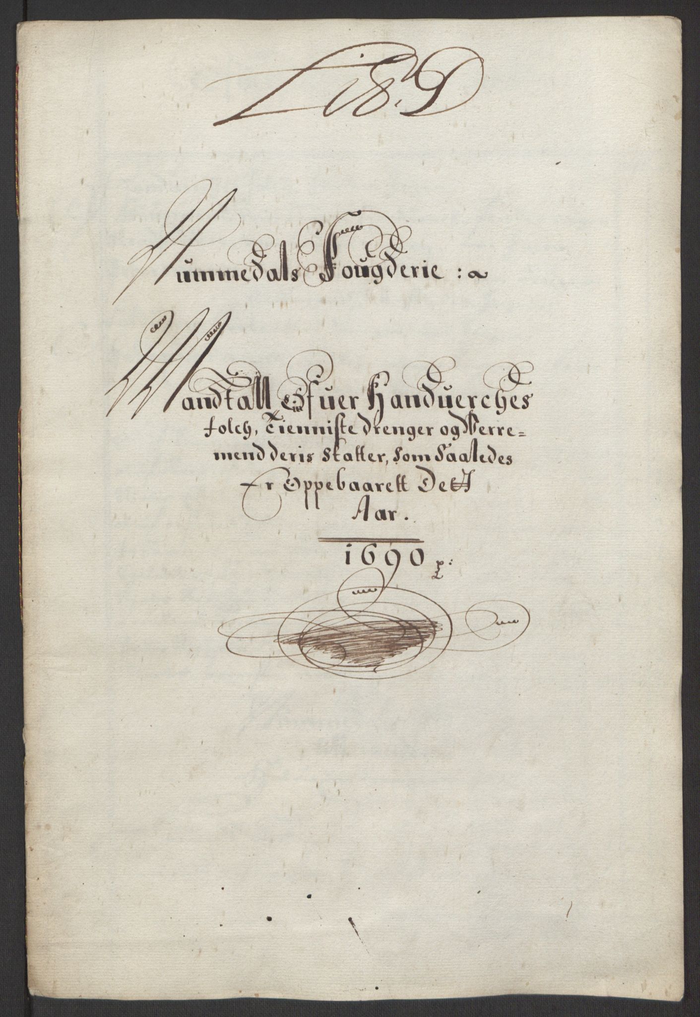Rentekammeret inntil 1814, Reviderte regnskaper, Fogderegnskap, RA/EA-4092/R64/L4423: Fogderegnskap Namdal, 1690-1691, p. 23
