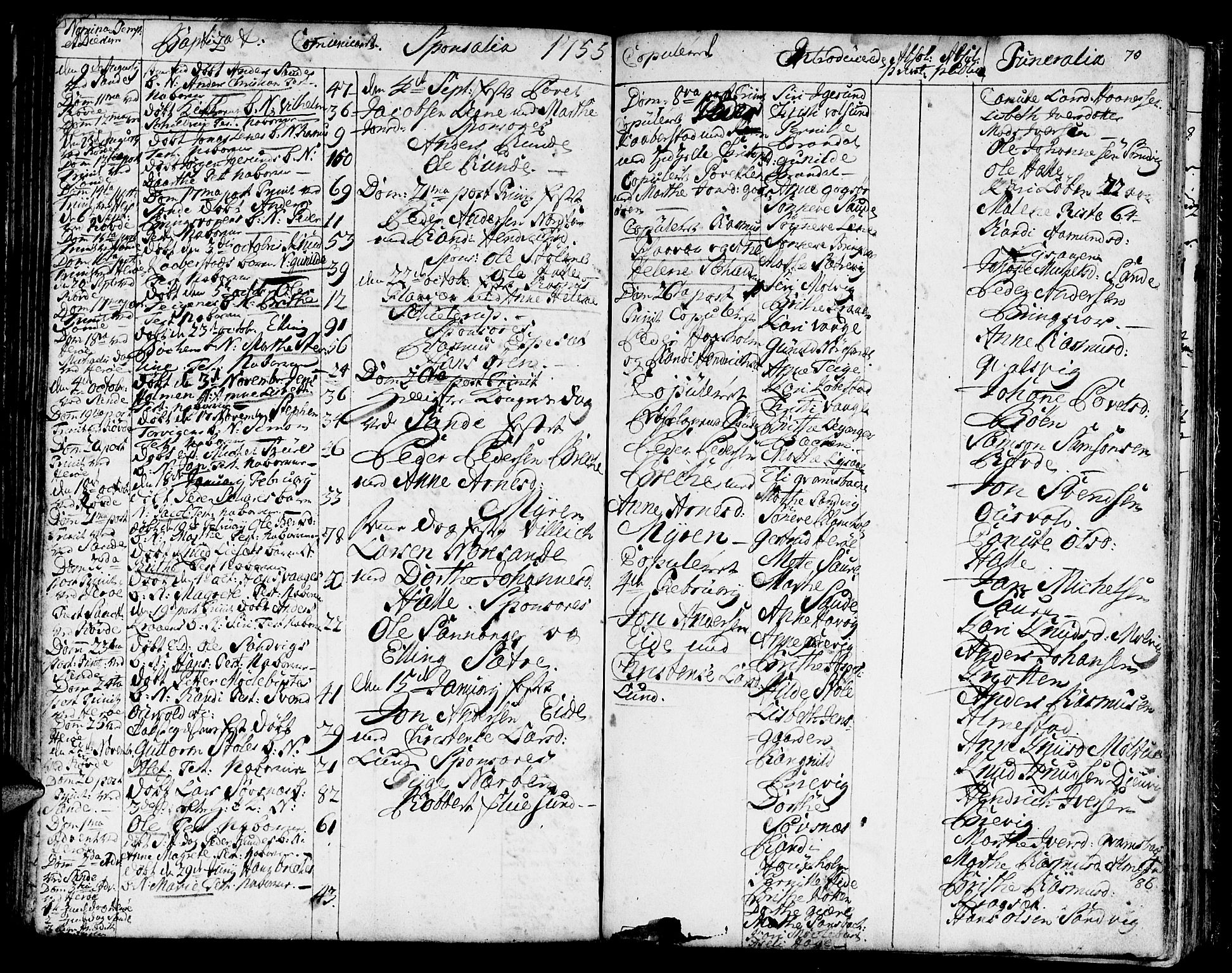 Ministerialprotokoller, klokkerbøker og fødselsregistre - Møre og Romsdal, SAT/A-1454/507/L0066: Parish register (official) no. 507A01, 1731-1766, p. 70