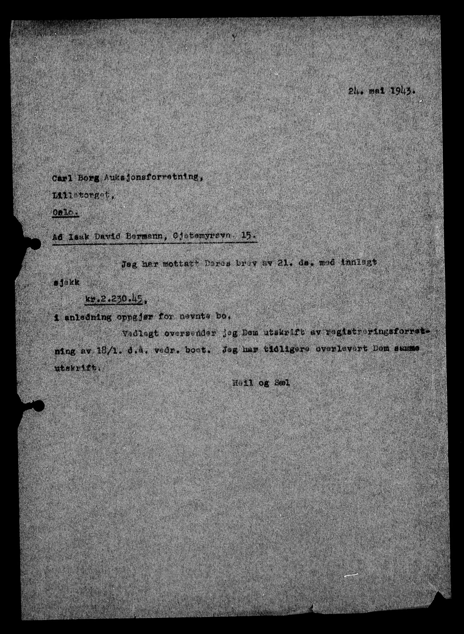 Justisdepartementet, Tilbakeføringskontoret for inndratte formuer, AV/RA-S-1564/H/Hc/Hcc/L0921: --, 1945-1947, p. 208