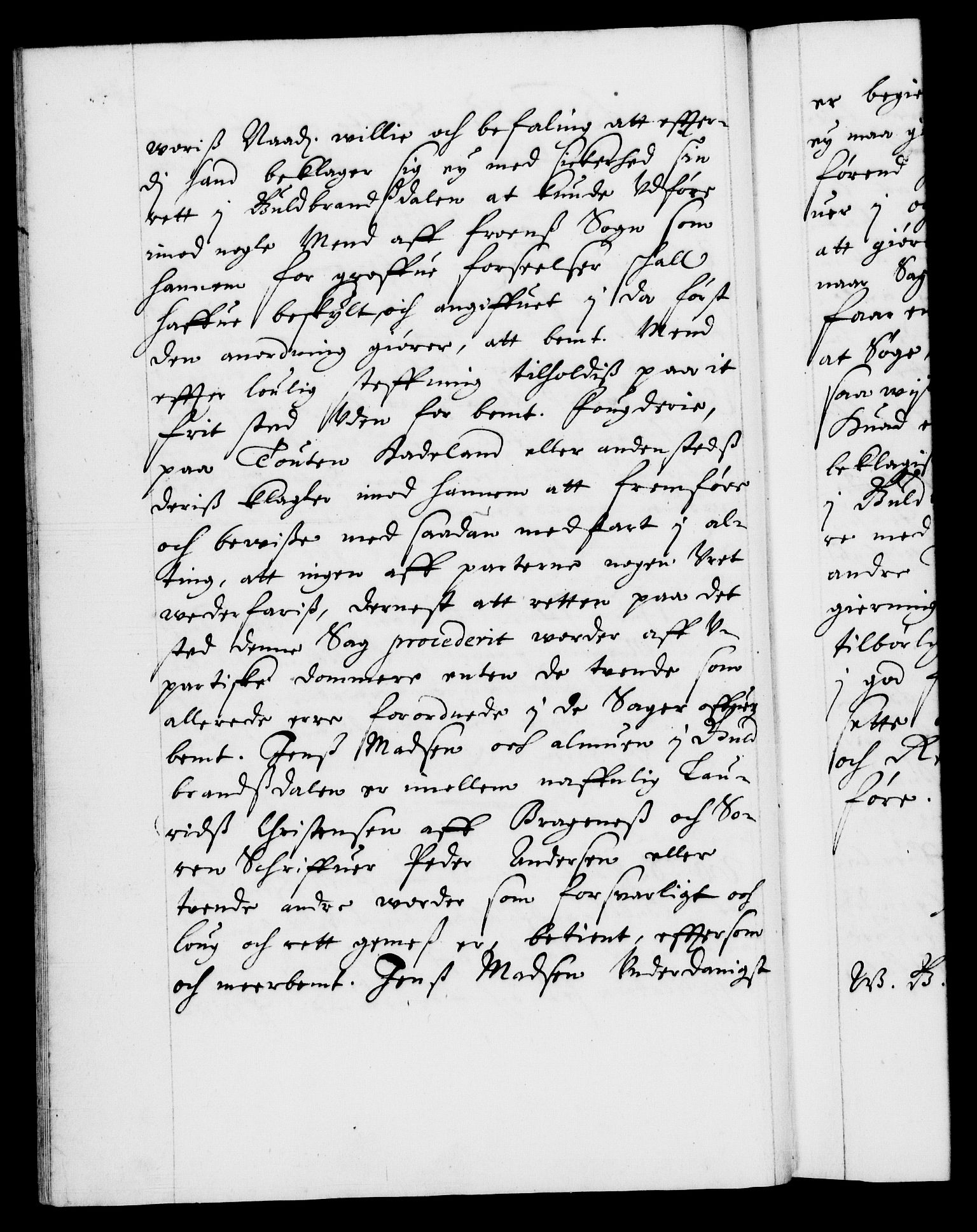 Danske Kanselli 1572-1799, AV/RA-EA-3023/F/Fc/Fca/Fcab/L0011: Norske tegnelser (mikrofilm), 1660-1670, p. 57b
