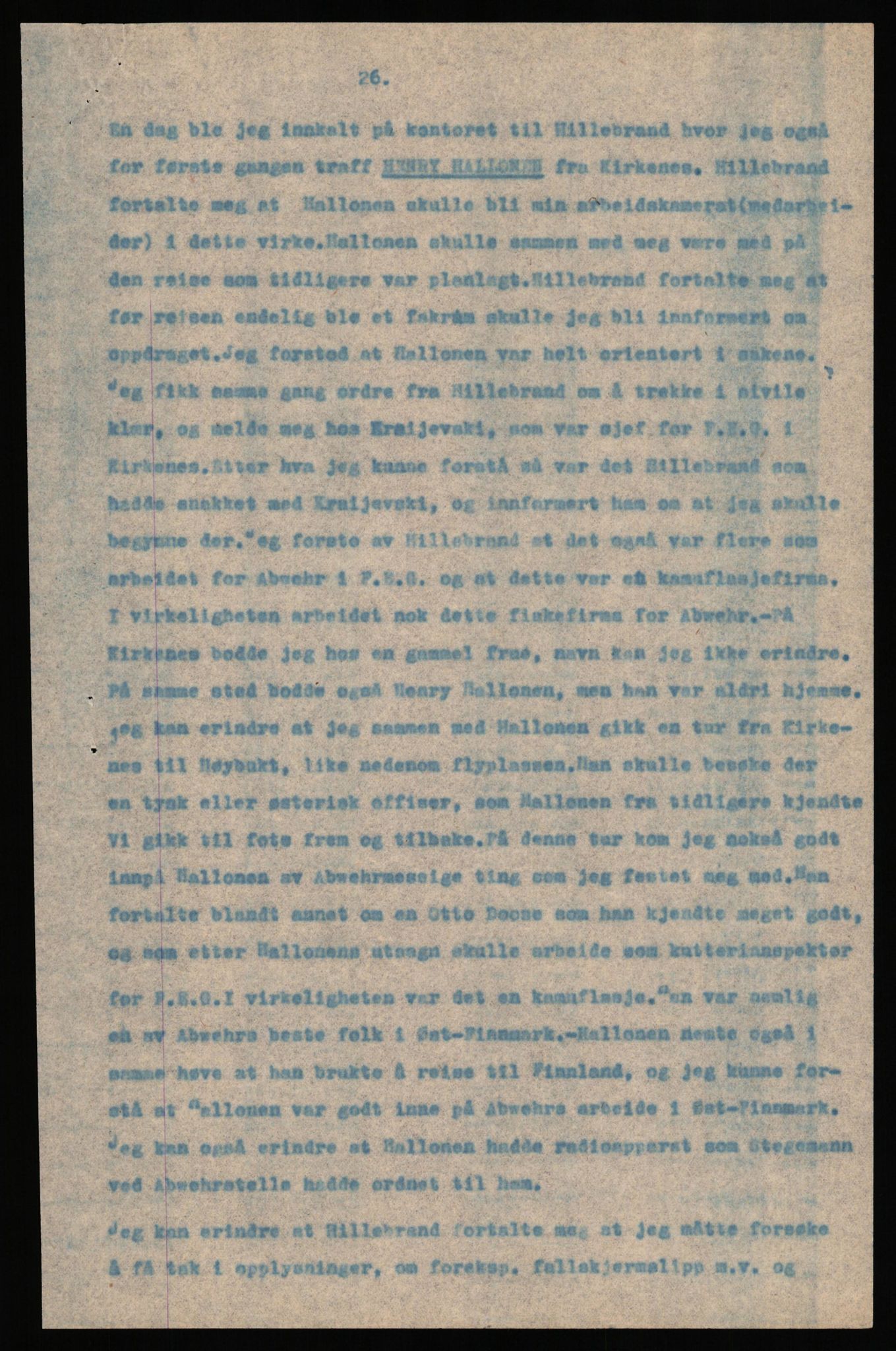 Forsvaret, Forsvarets overkommando II, AV/RA-RAFA-3915/D/Db/L0038: CI Questionaires. Tyske okkupasjonsstyrker i Norge. Østerrikere., 1945-1946, p. 153