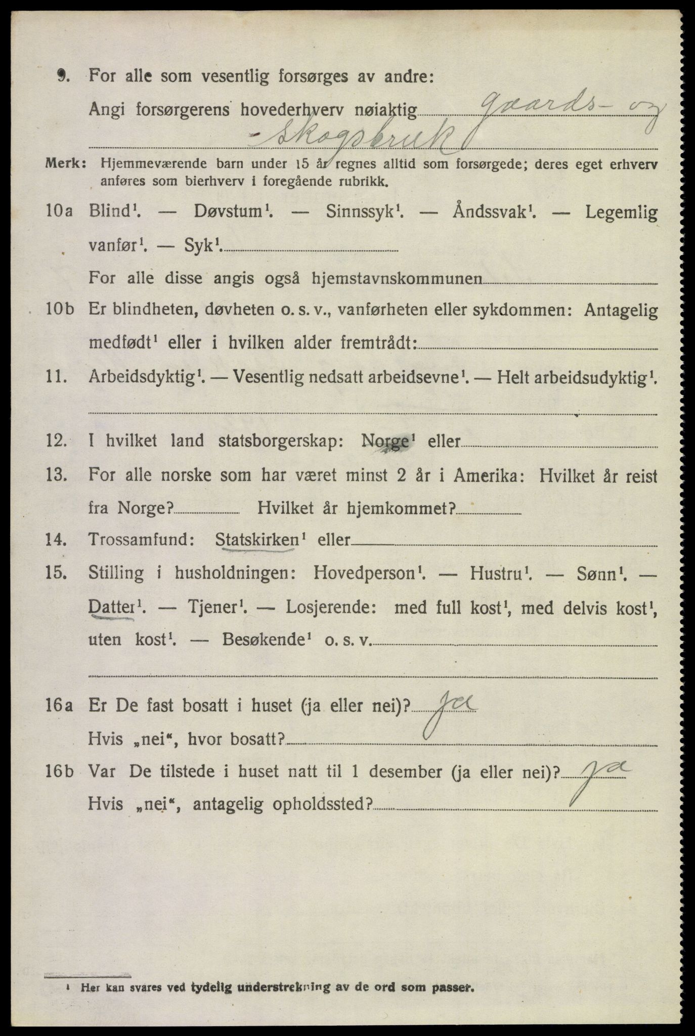 SAKO, 1920 census for Solum, 1920, p. 14281