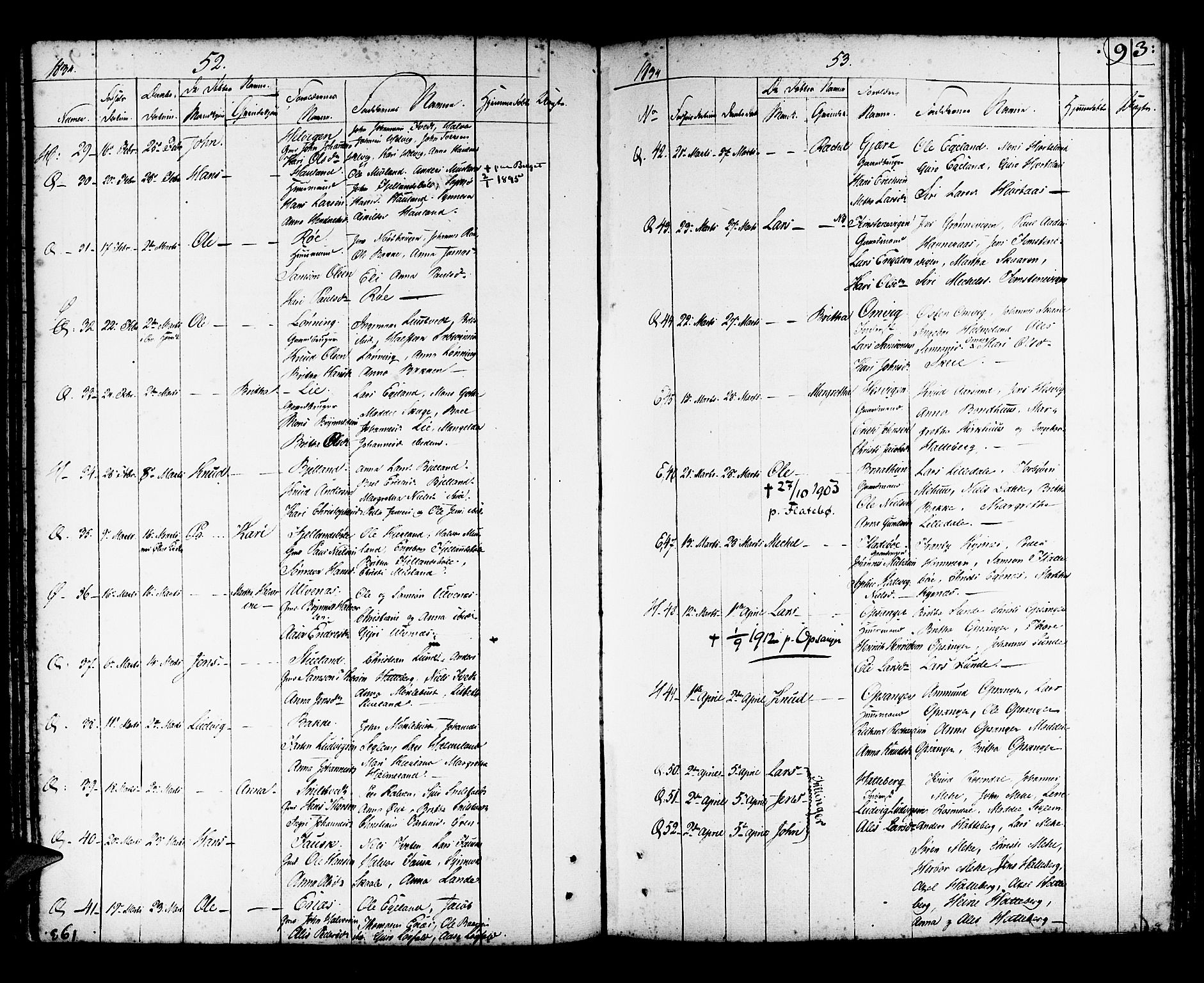 Kvinnherad sokneprestembete, SAB/A-76401/H/Haa: Parish register (official) no. A 5, 1811-1835, p. 93