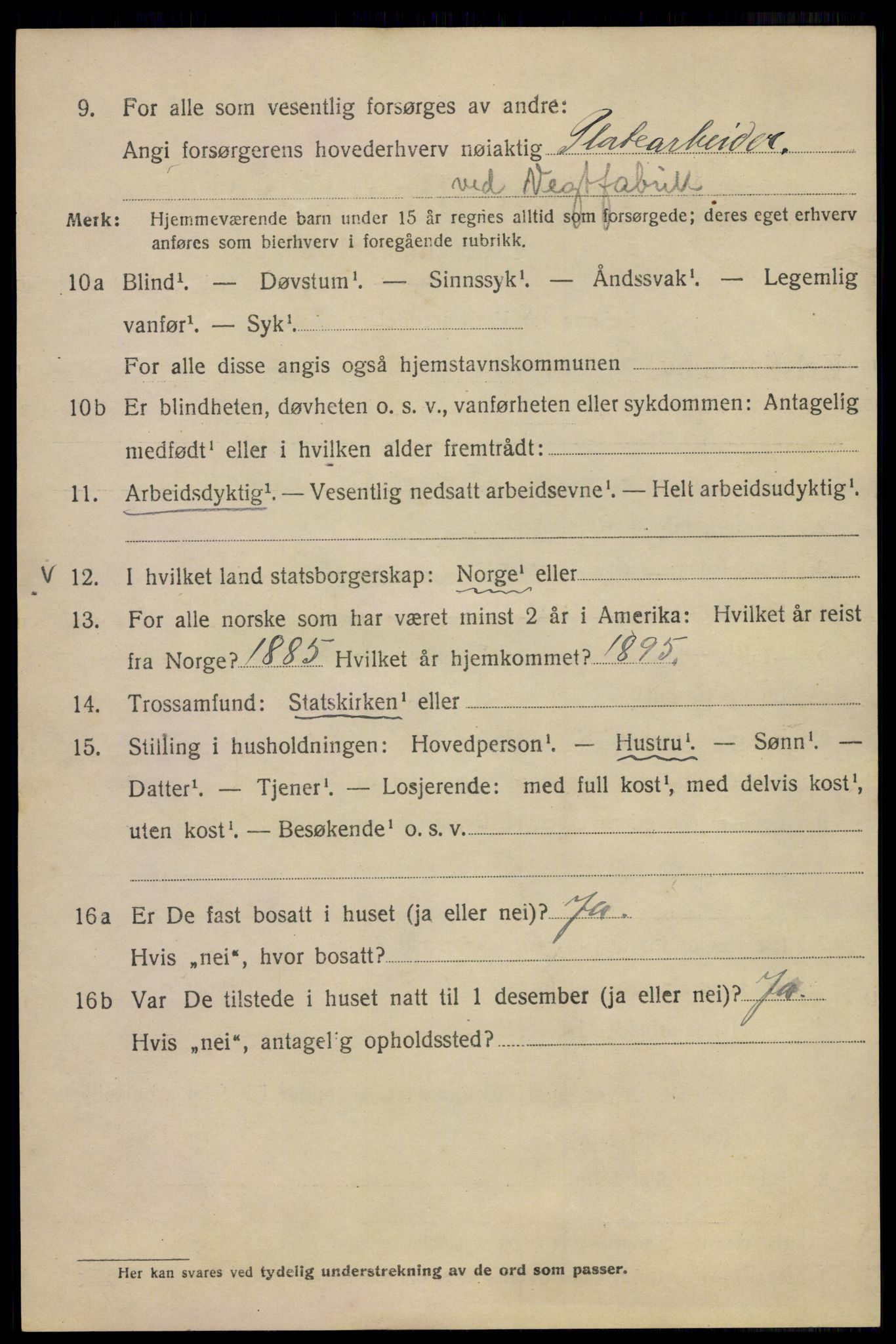 SAO, 1920 census for Kristiania, 1920, p. 196058