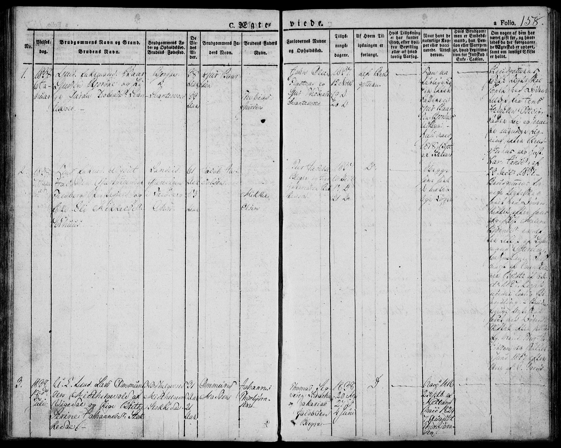 Skjold sokneprestkontor, AV/SAST-A-101847/H/Ha/Haa/L0005: Parish register (official) no. A 5, 1830-1856, p. 158