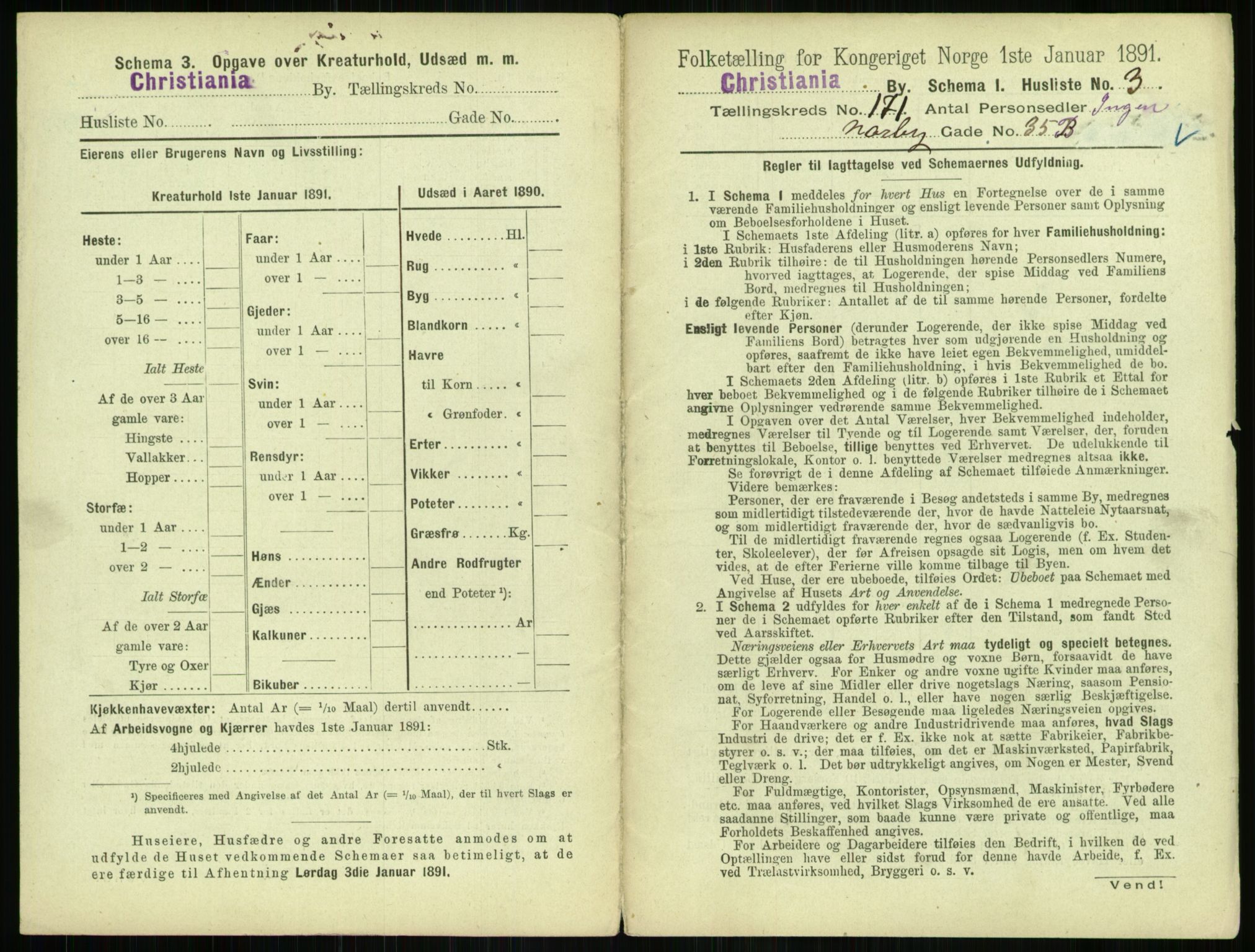 RA, 1891 census for 0301 Kristiania, 1891, p. 100569