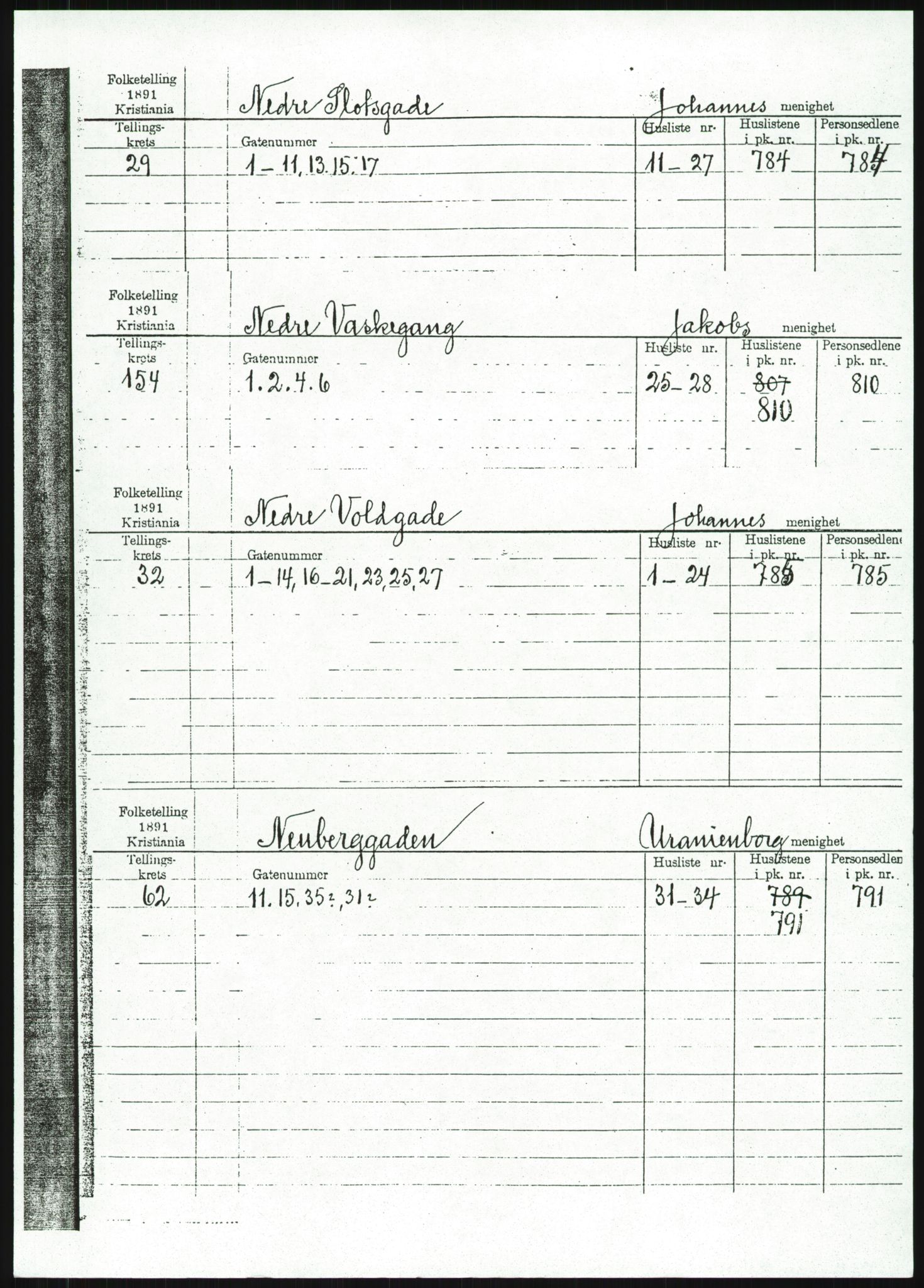 RA, 1891 census for 0301 Kristiania, 1891, p. 75