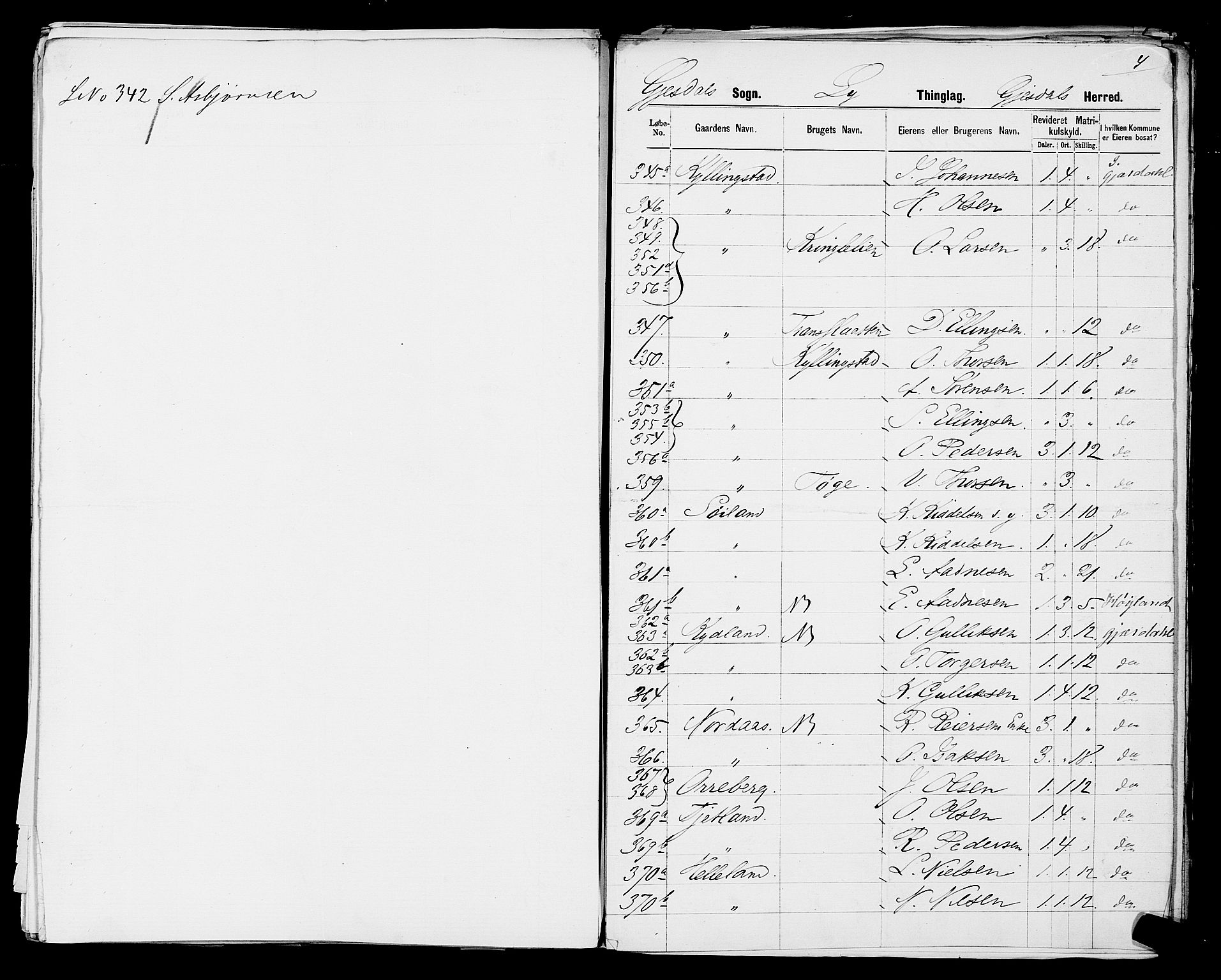 SAST, 1875 census for 1121P Lye, 1875, p. 57