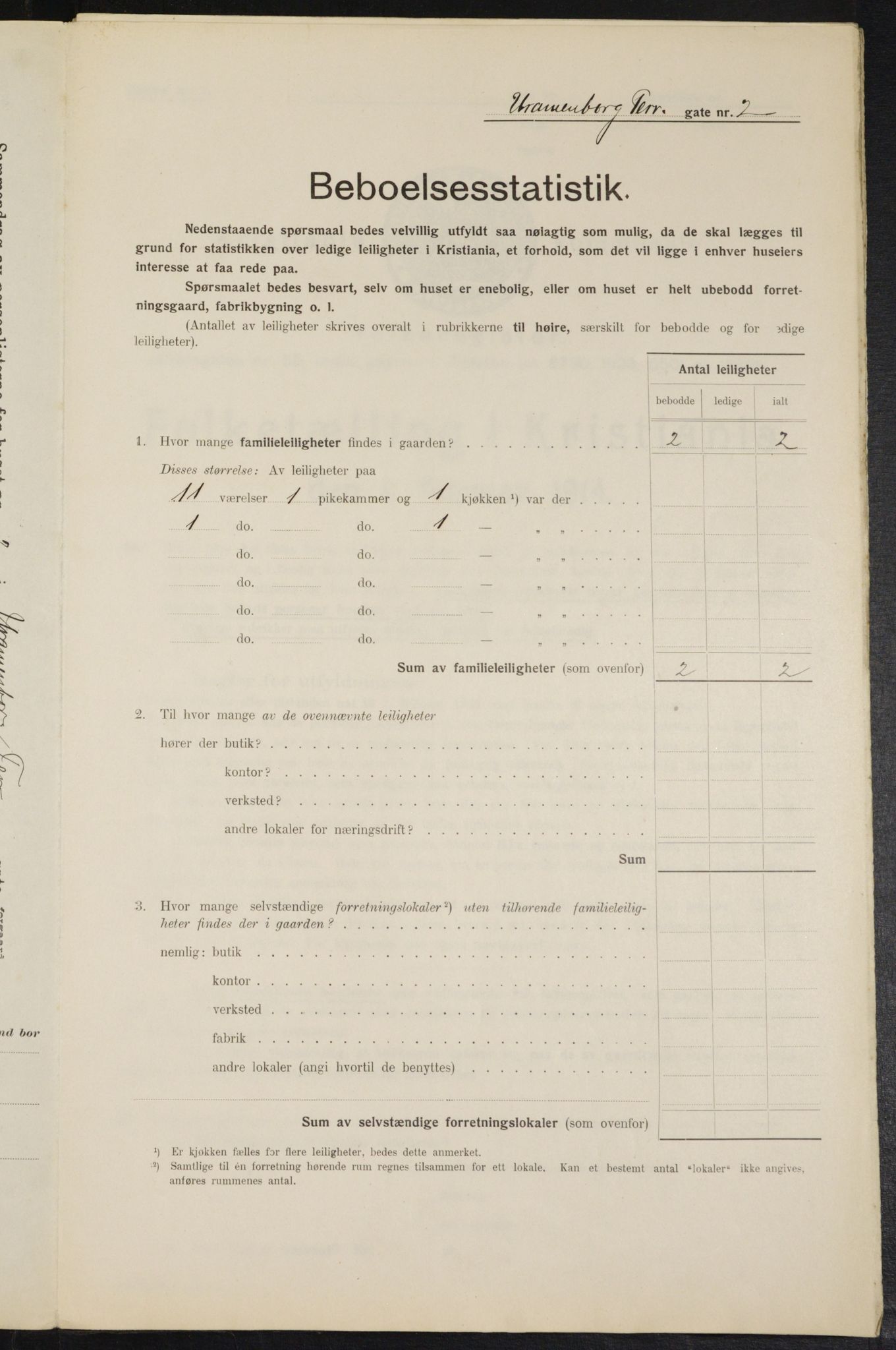 OBA, Municipal Census 1914 for Kristiania, 1914, p. 121235