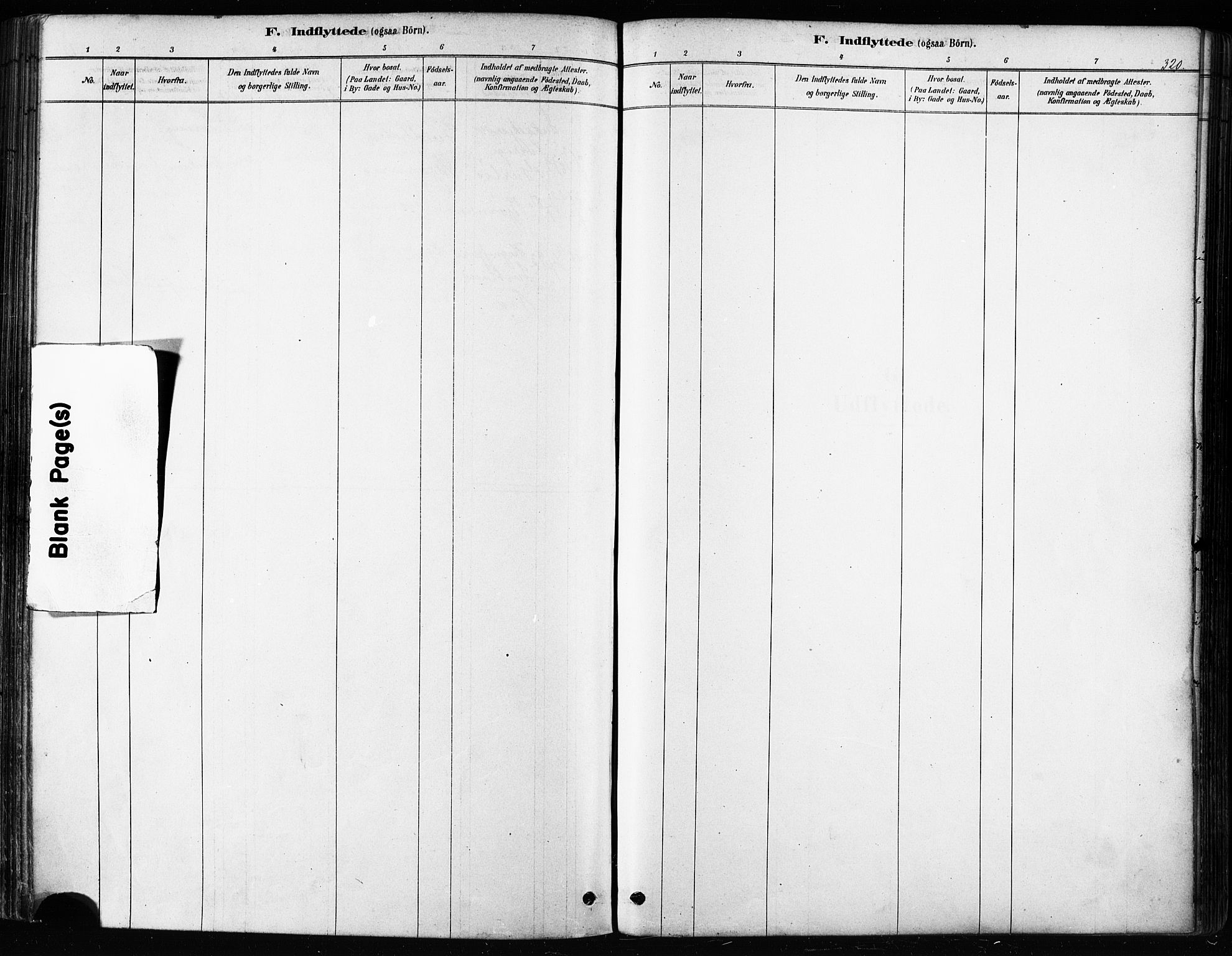 Kvæfjord sokneprestkontor, AV/SATØ-S-1323/G/Ga/Gaa/L0005kirke: Parish register (official) no. 5, 1878-1894, p. 320