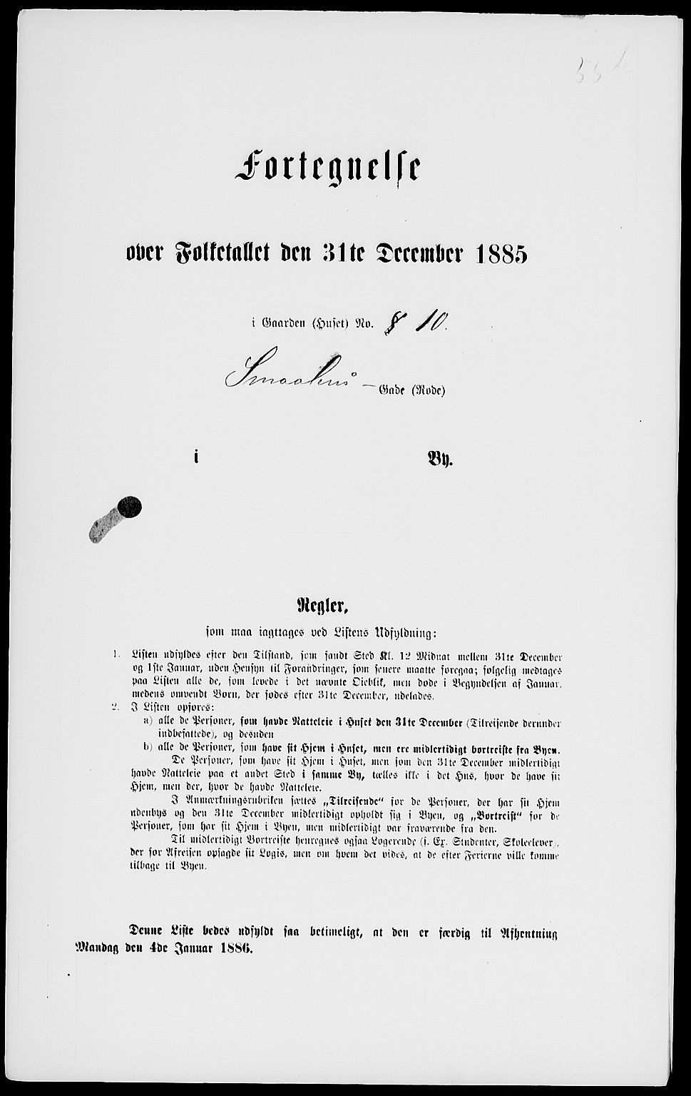 RA, 1885 census for 0301 Kristiania, 1885, p. 8121