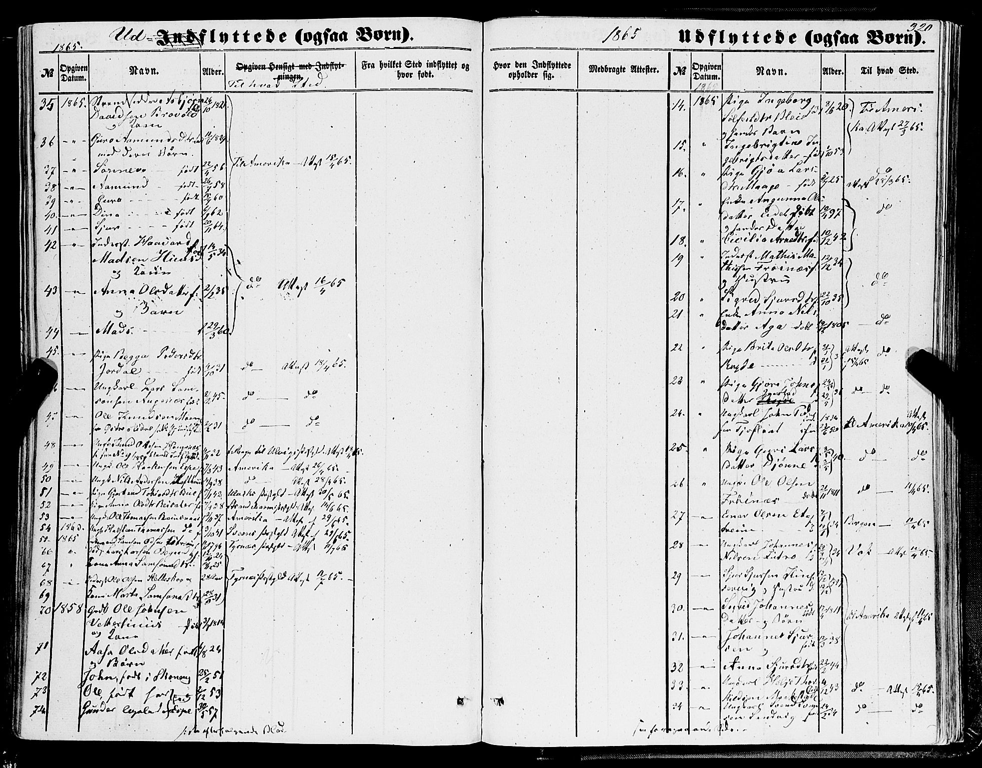 Ullensvang sokneprestembete, AV/SAB-A-78701/H/Haa: Parish register (official) no. A 11, 1854-1866, p. 320