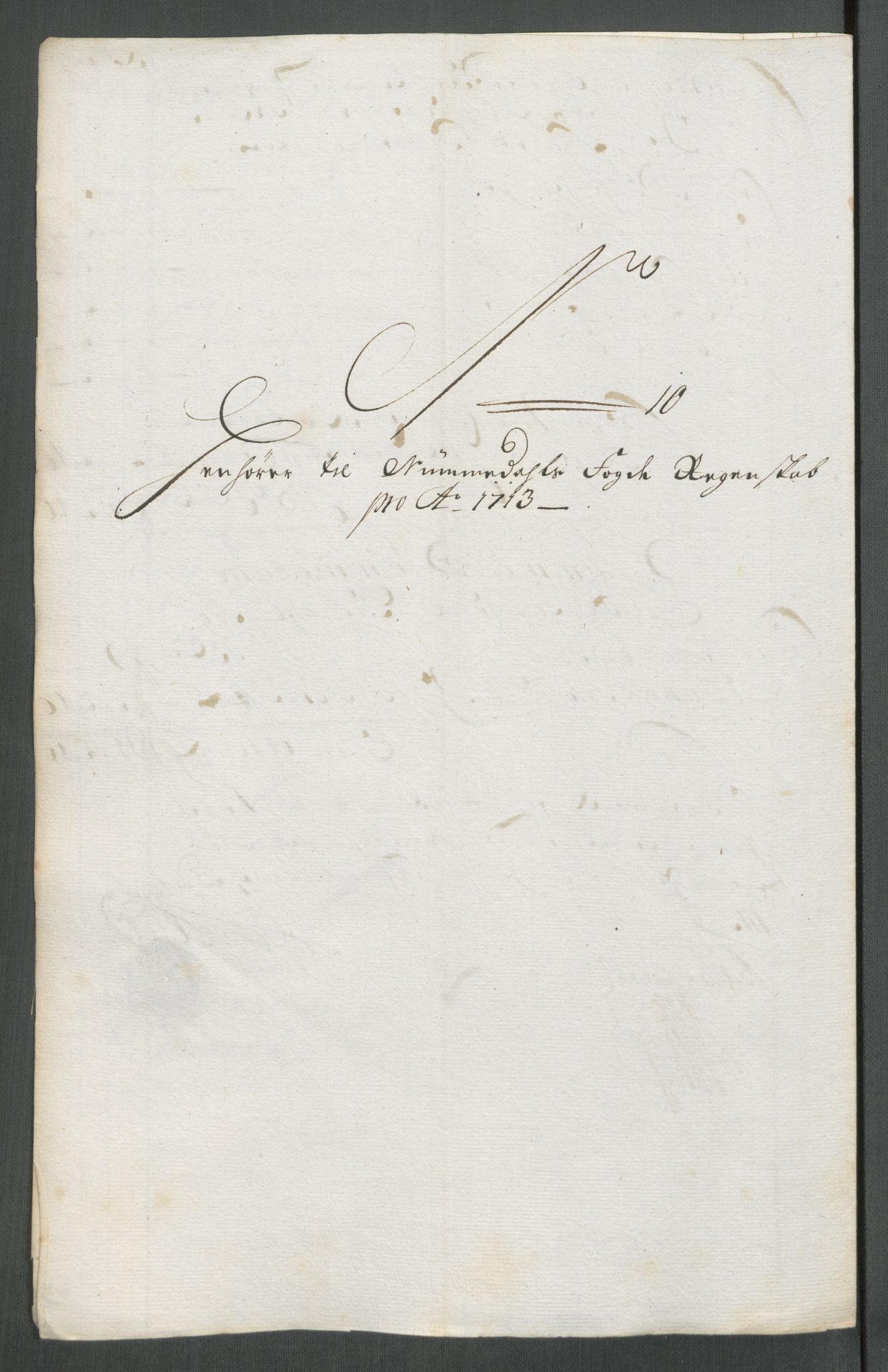 Rentekammeret inntil 1814, Reviderte regnskaper, Fogderegnskap, RA/EA-4092/R64/L4434: Fogderegnskap Namdal, 1713, p. 127