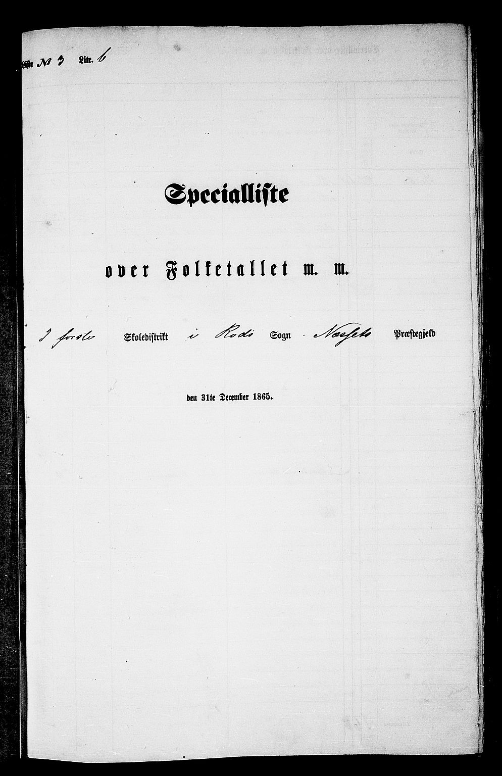 RA, 1865 census for Nesset, 1865, p. 65