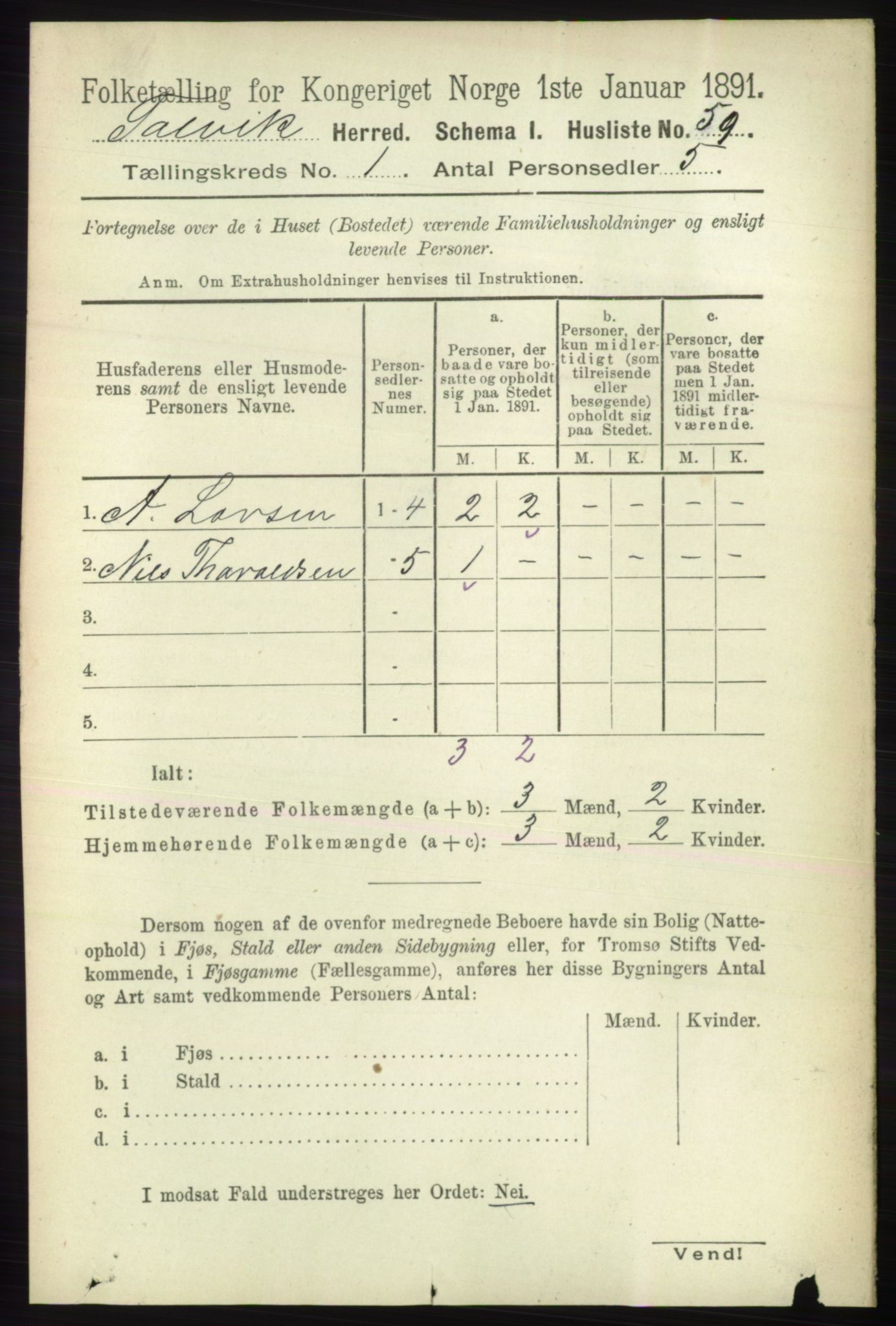 RA, 1891 census for 2013 Talvik, 1891, p. 95