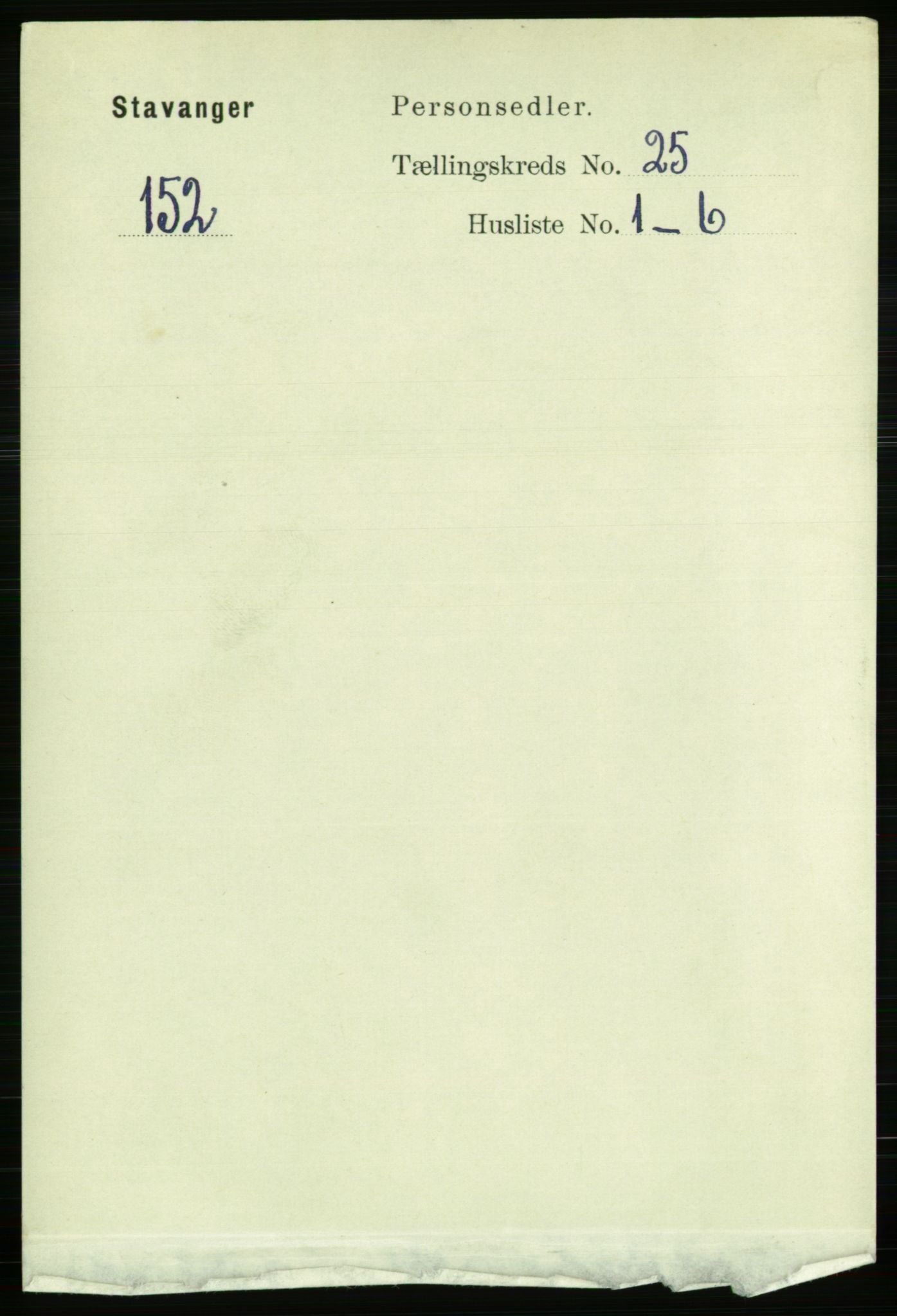 RA, 1891 census for 1103 Stavanger, 1891, p. 27742