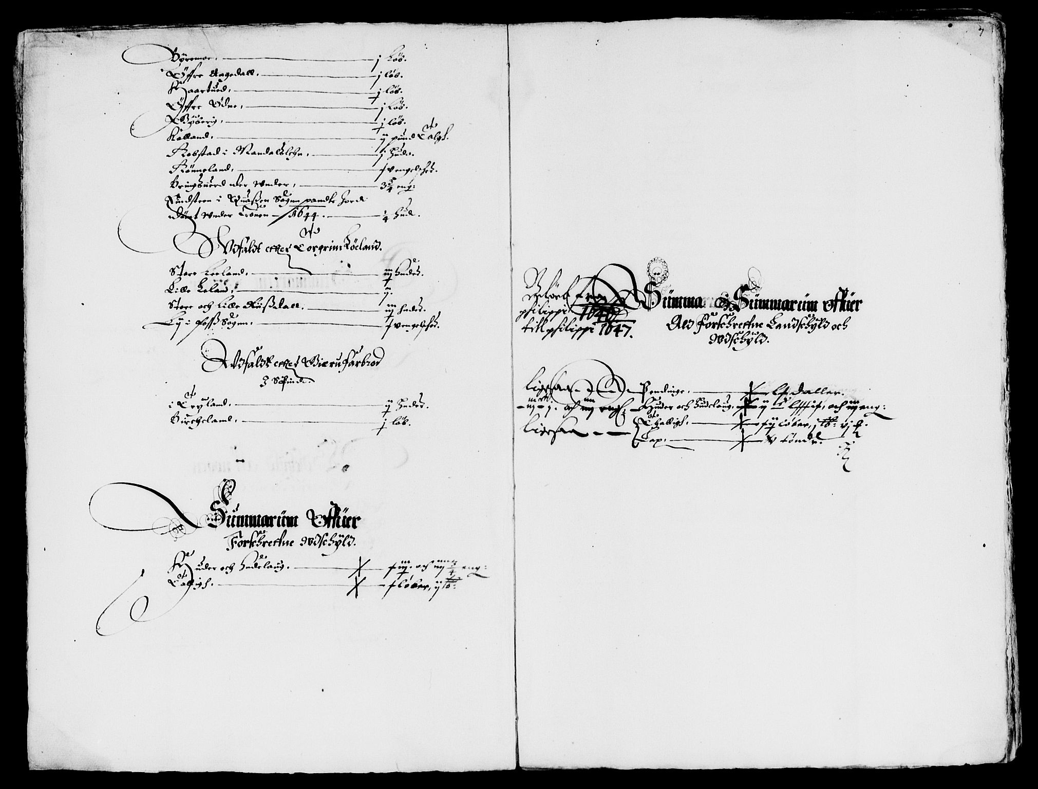 Rentekammeret inntil 1814, Reviderte regnskaper, Lensregnskaper, AV/RA-EA-5023/R/Rb/Rbr/L0017: Lista len, 1646-1649