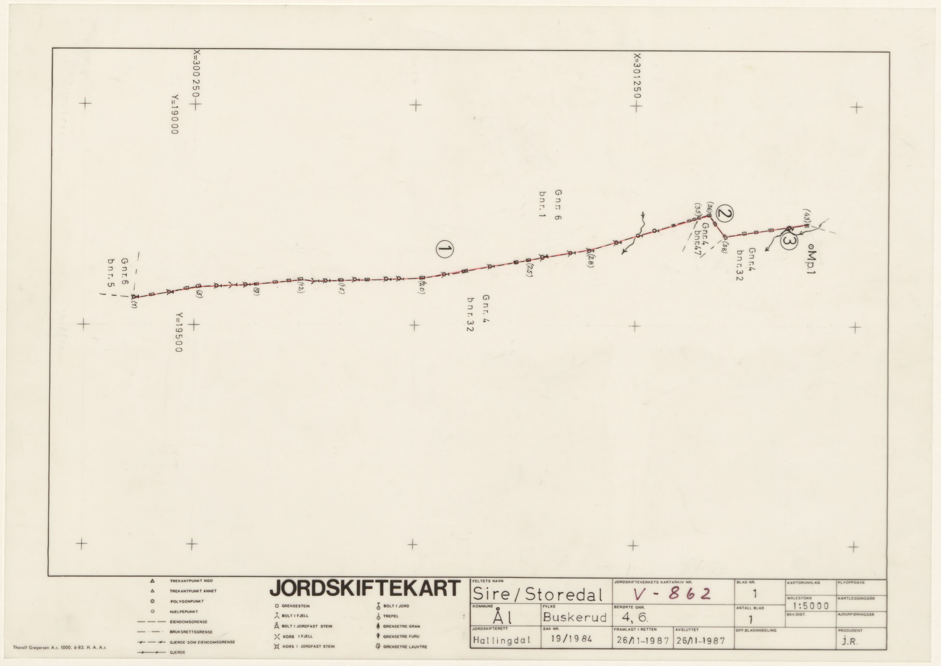 Jordskifteverkets kartarkiv, RA/S-3929/T, 1859-1988, p. 1183