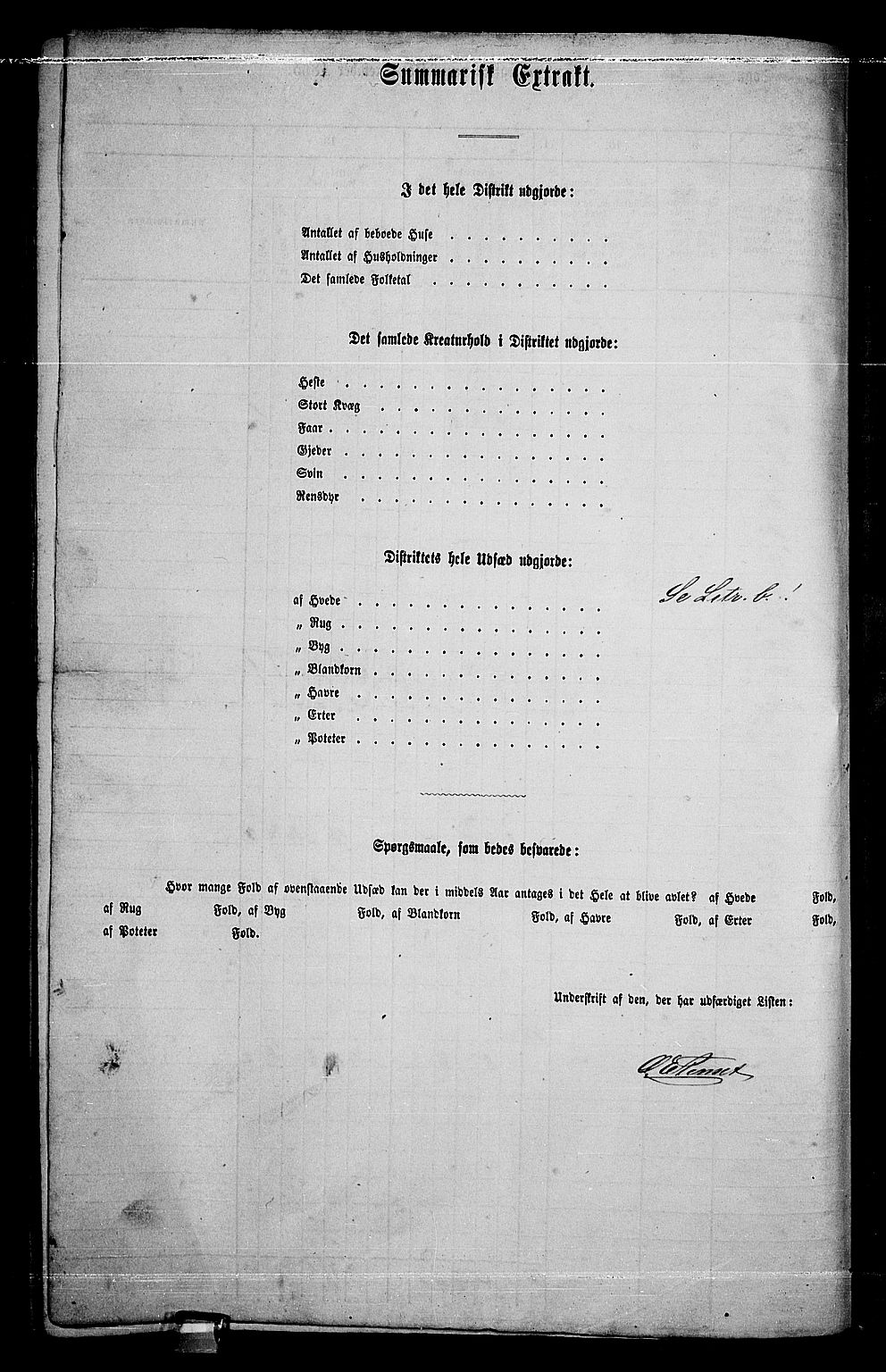 RA, 1865 census for Ringebu, 1865, p. 154