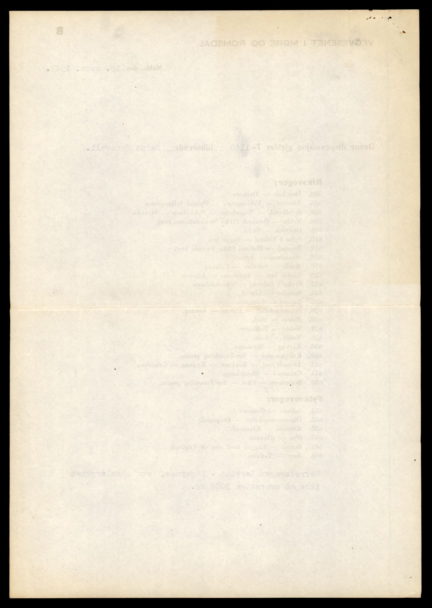 Møre og Romsdal vegkontor - Ålesund trafikkstasjon, AV/SAT-A-4099/F/Fe/L0010: Registreringskort for kjøretøy T 1050 - T 1169, 1927-1998, p. 2962