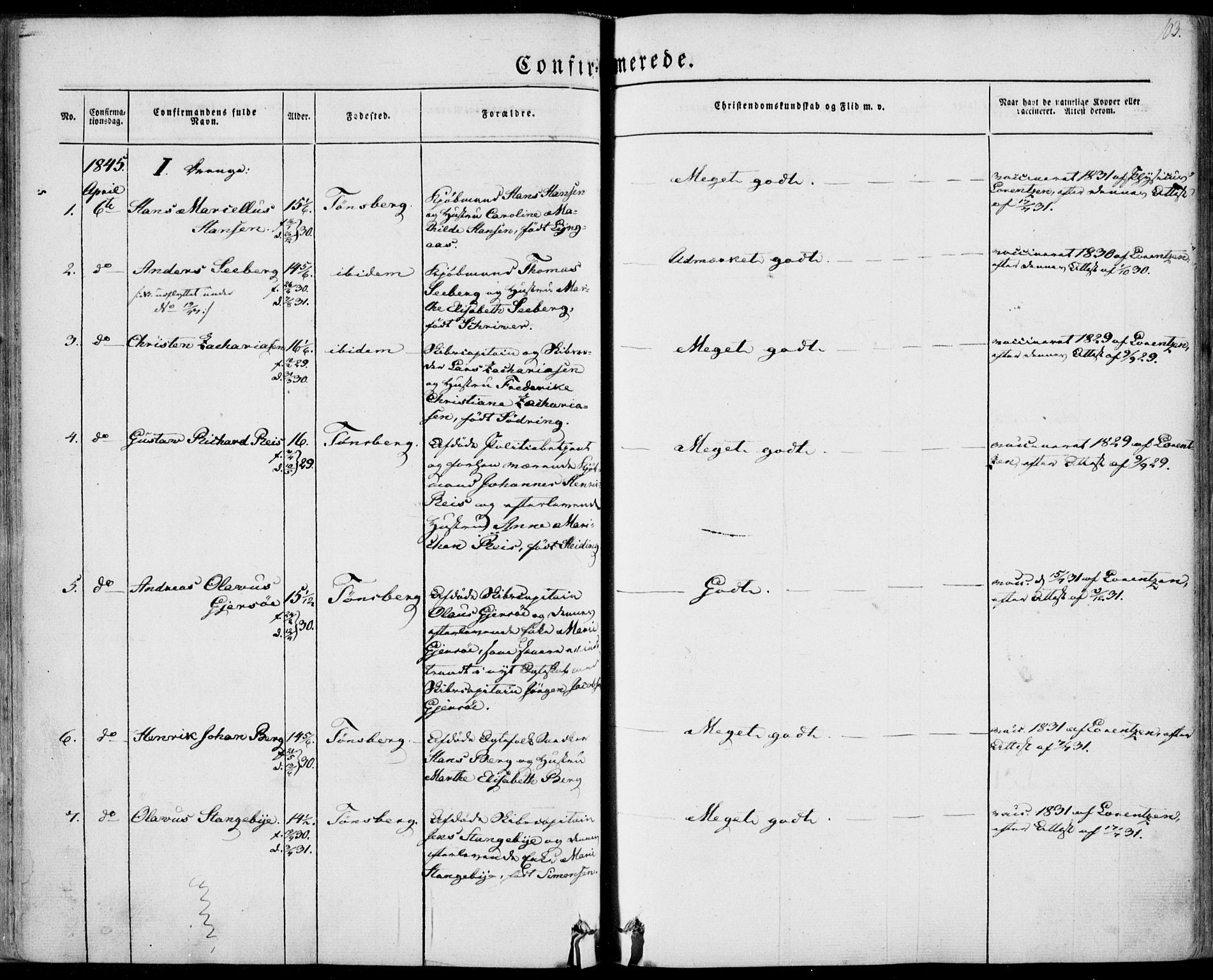 Tønsberg kirkebøker, SAKO/A-330/F/Fa/L0007: Parish register (official) no. I 7, 1845-1854, p. 103