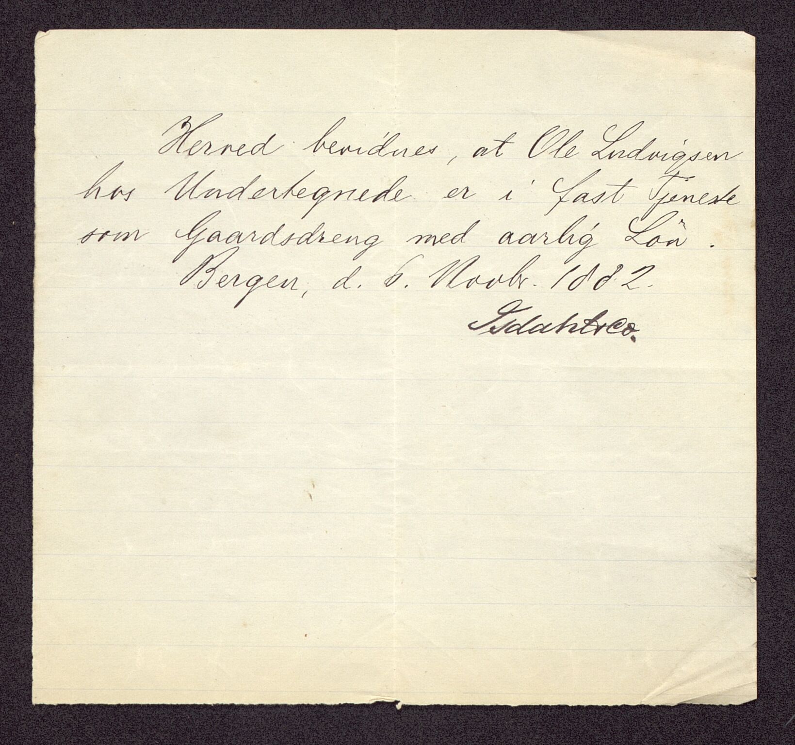 Bergen kommune. Brannvesenet (1863-1971), BBA/A-1181/P/Pc/L0007: Ruller, 1863-1883