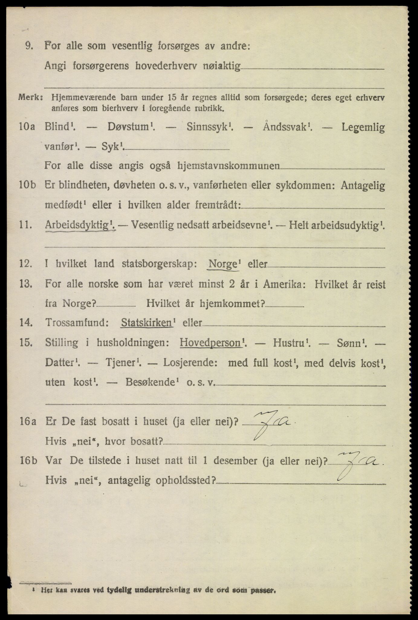 SAH, 1920 census for Ytre Rendal, 1920, p. 3646