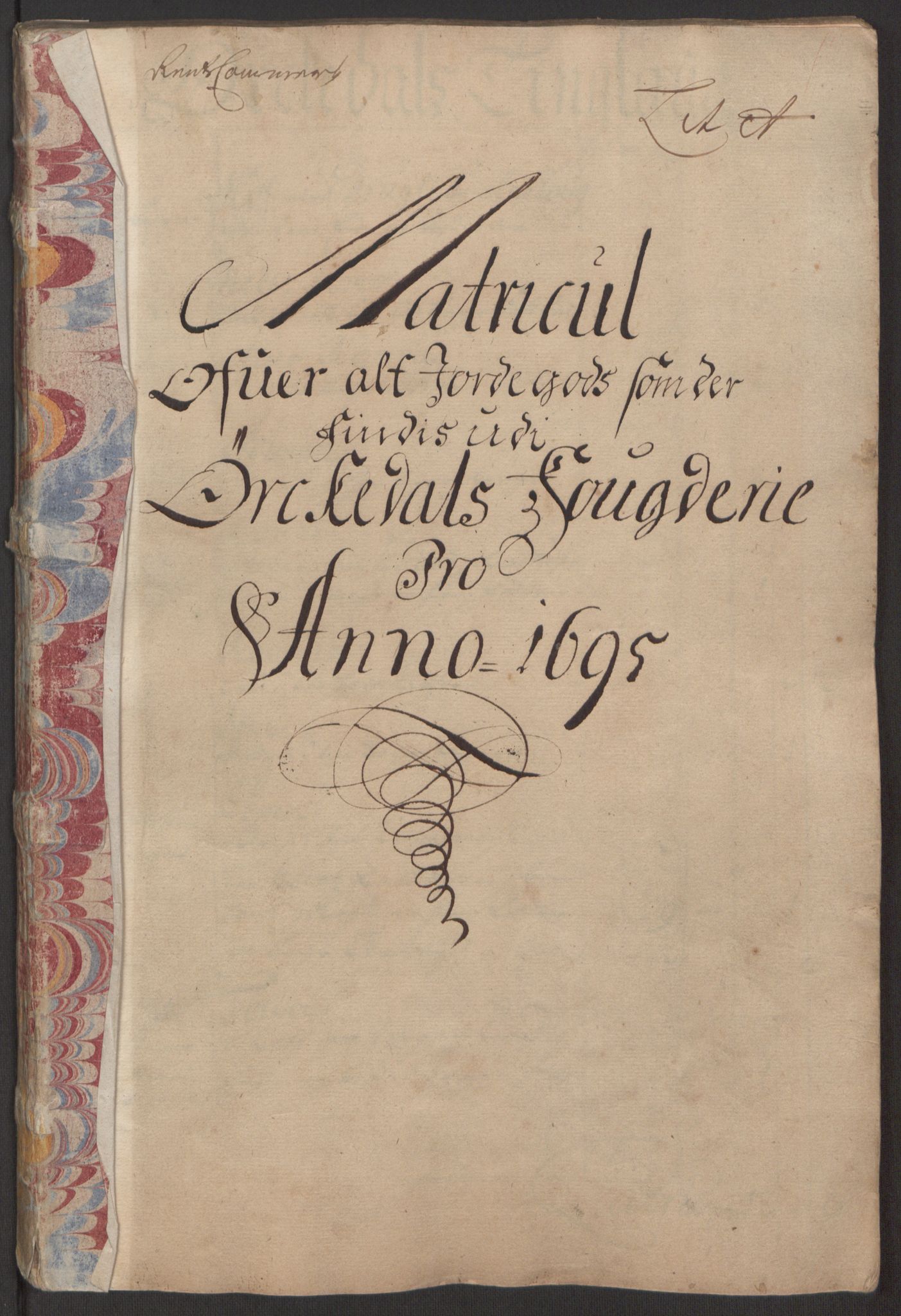 Rentekammeret inntil 1814, Reviderte regnskaper, Fogderegnskap, RA/EA-4092/R60/L3945: Fogderegnskap Orkdal og Gauldal, 1695, p. 38