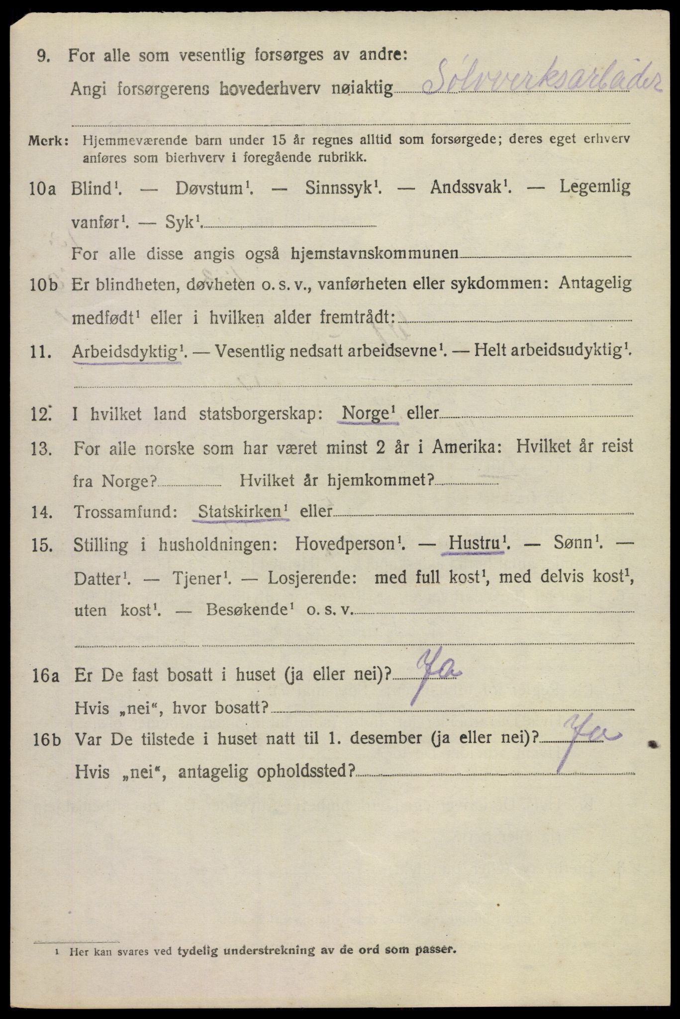 SAKO, 1920 census for Øvre Eiker, 1920, p. 22089