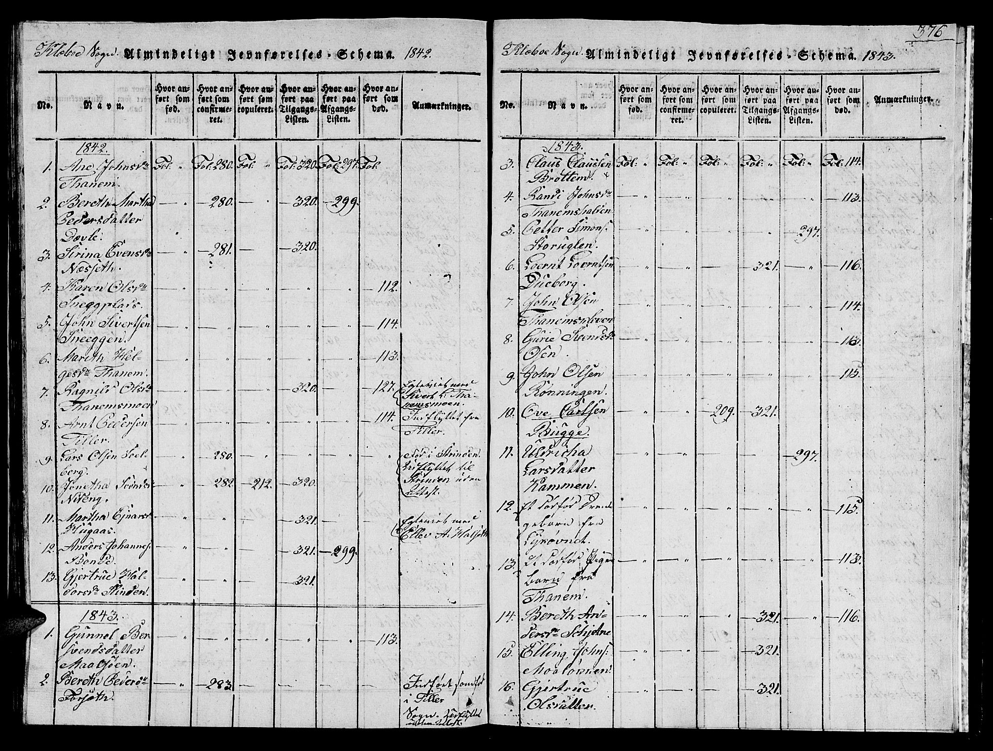 Ministerialprotokoller, klokkerbøker og fødselsregistre - Sør-Trøndelag, SAT/A-1456/618/L0450: Parish register (copy) no. 618C01, 1816-1865, p. 376