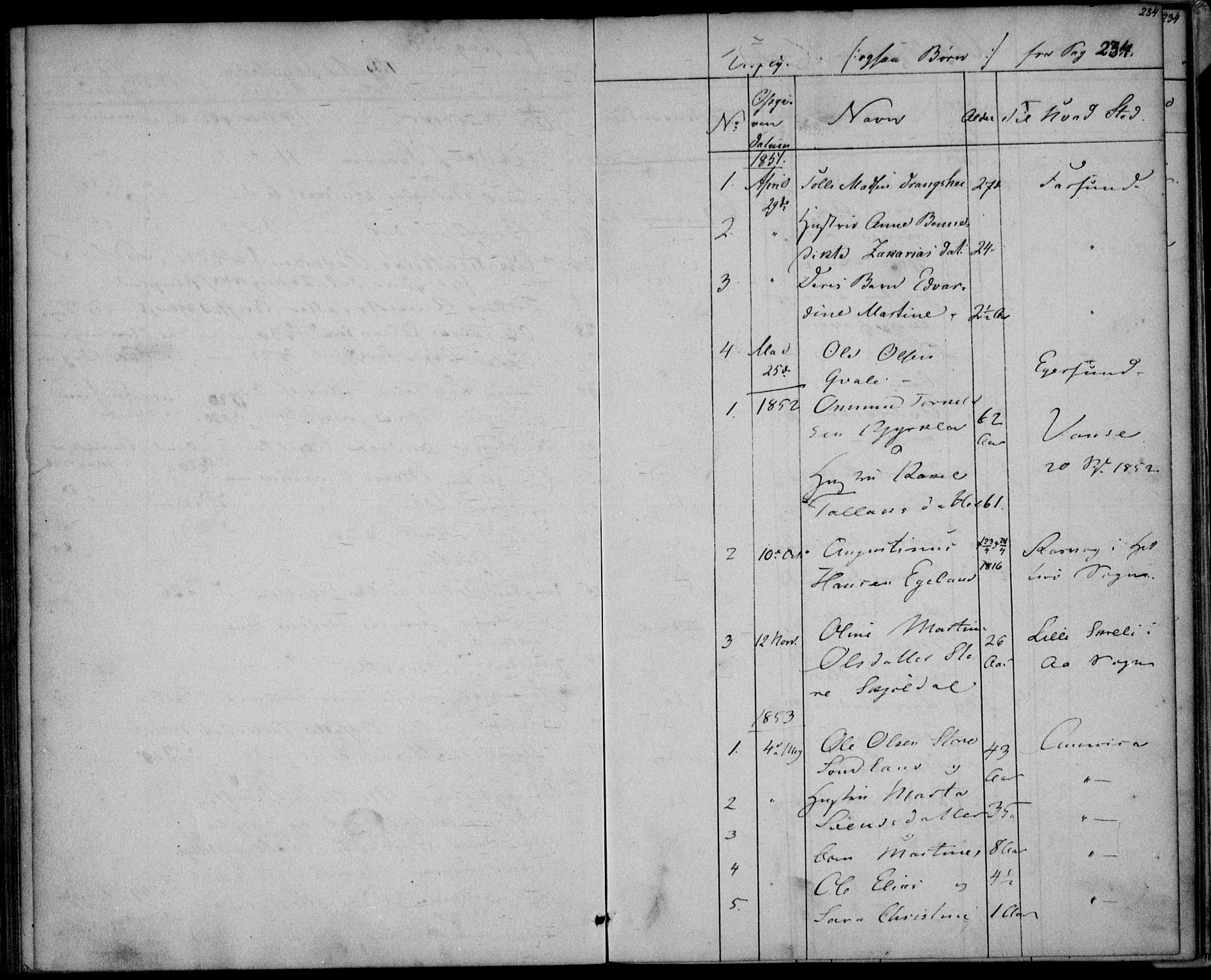 Herad sokneprestkontor, AV/SAK-1111-0018/F/Fa/Faa/L0004: Parish register (official) no. A 4, 1844-1853, p. 234