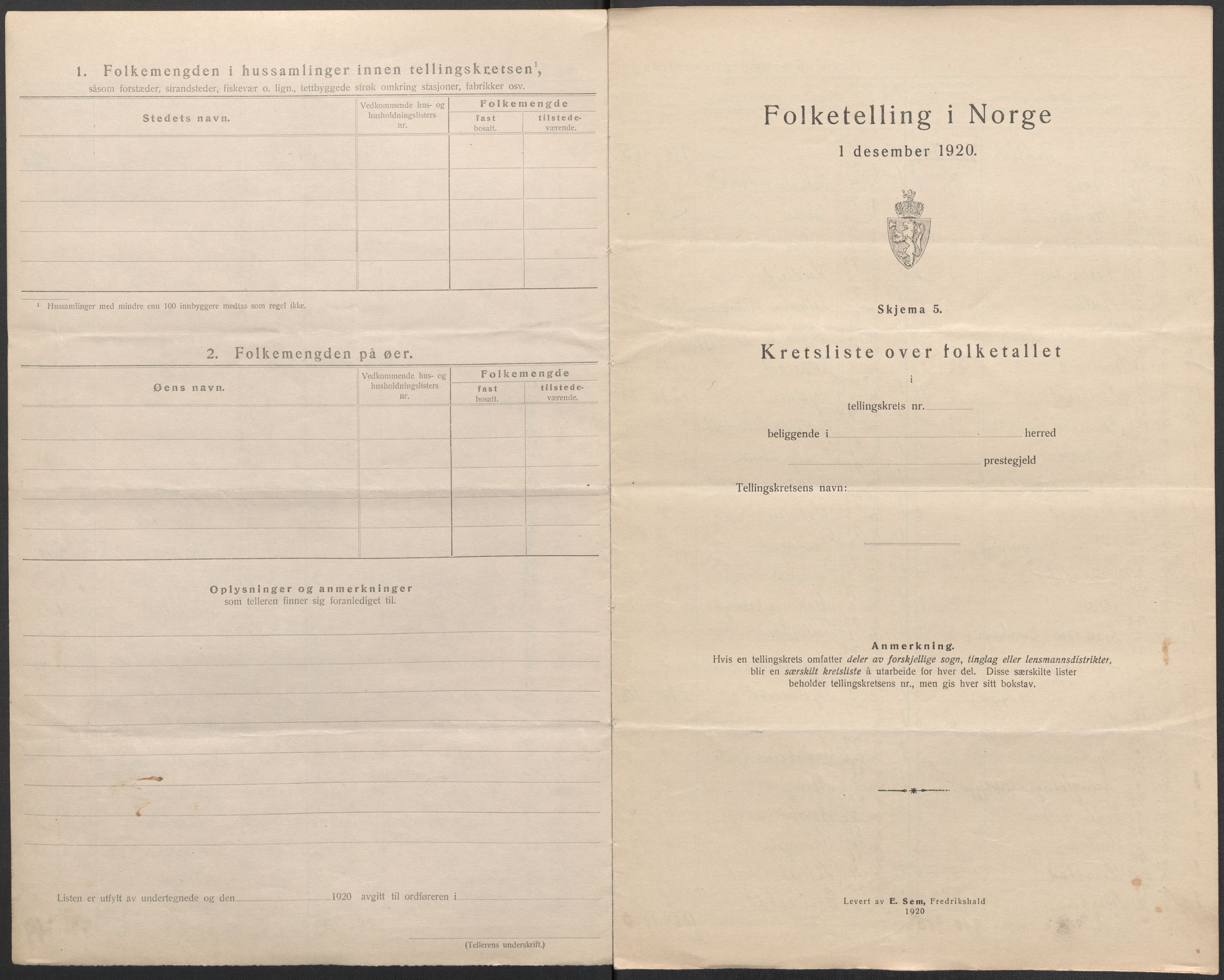 SAO, 1920 census for Berg, 1920, p. 33