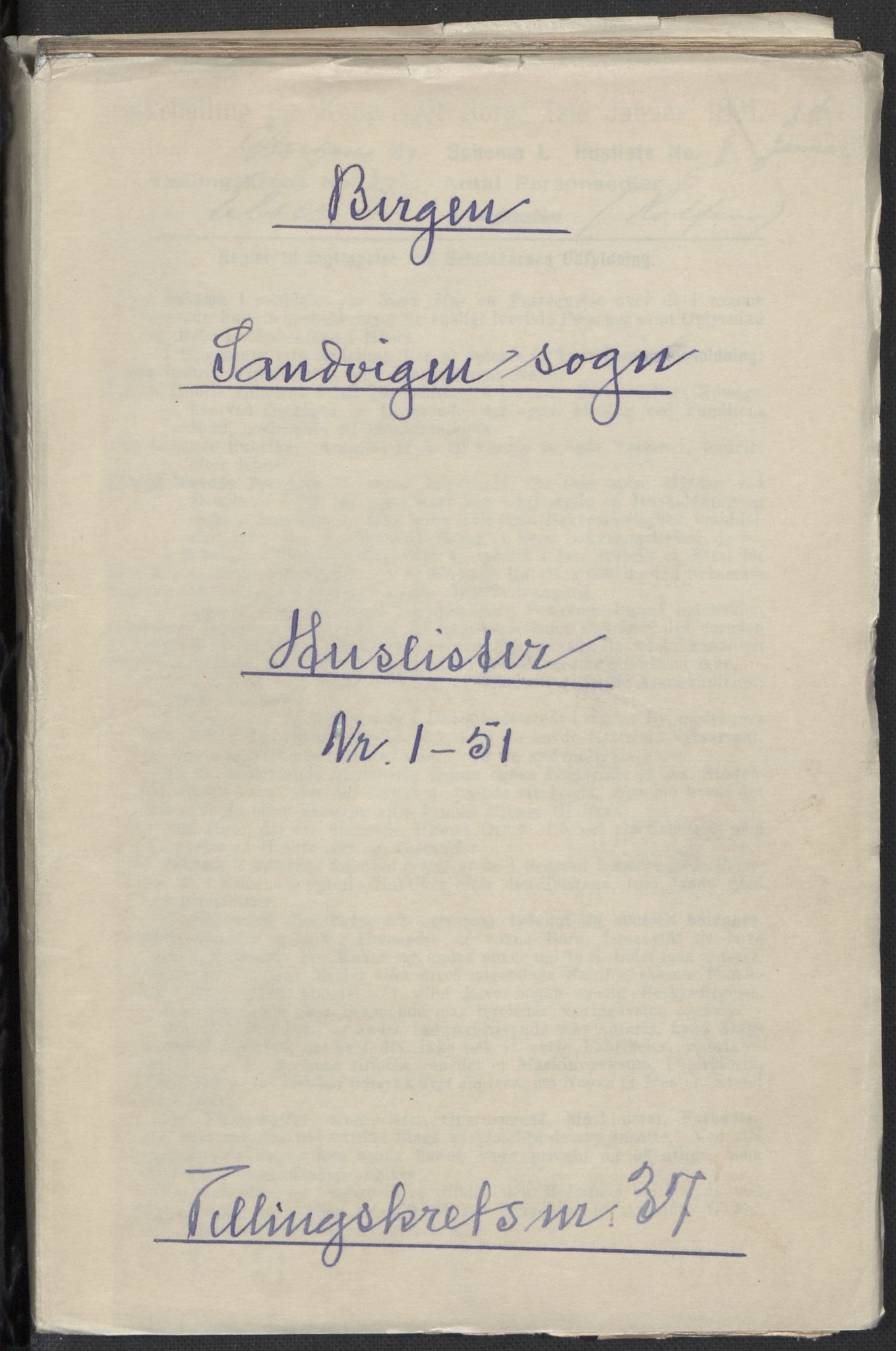 RA, 1891 Census for 1301 Bergen, 1891, p. 5971