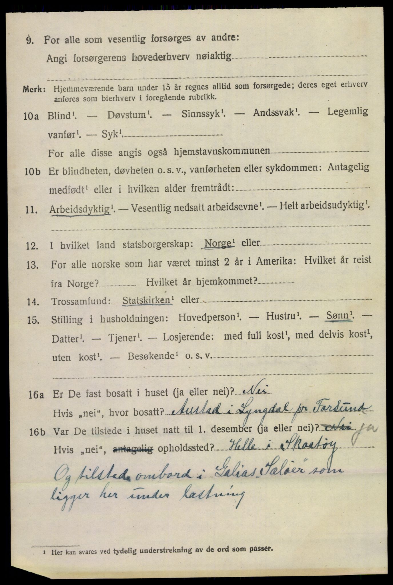 SAKO, 1920 census for Skåtøy, 1920, p. 9235