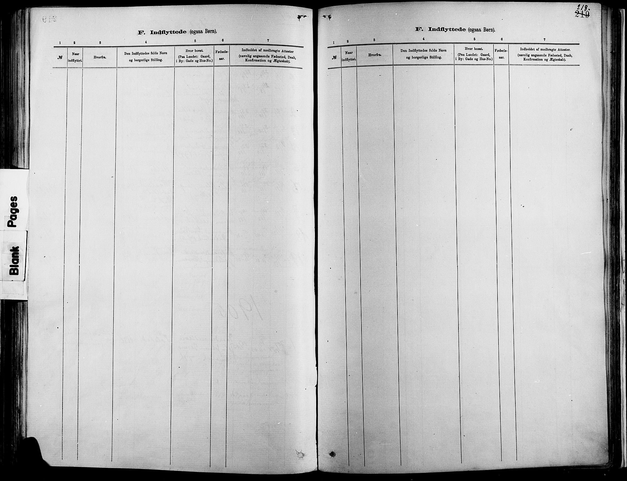 Vågå prestekontor, SAH/PREST-076/H/Ha/Haa/L0009: Parish register (official) no. 9, 1886-1904, p. 219