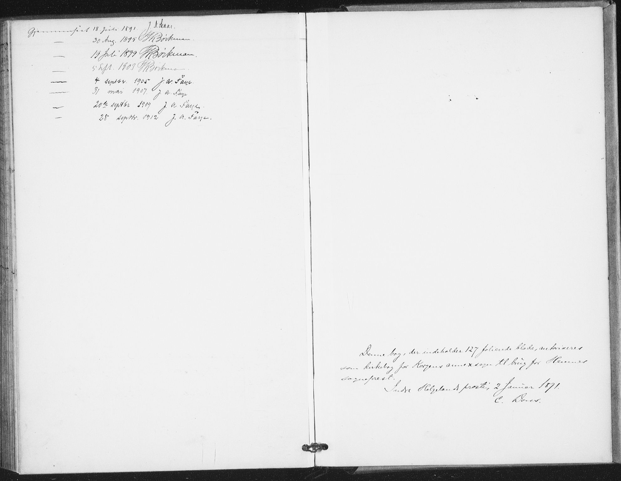 Ministerialprotokoller, klokkerbøker og fødselsregistre - Nordland, AV/SAT-A-1459/826/L0380: Parish register (official) no. 826A03, 1891-1911