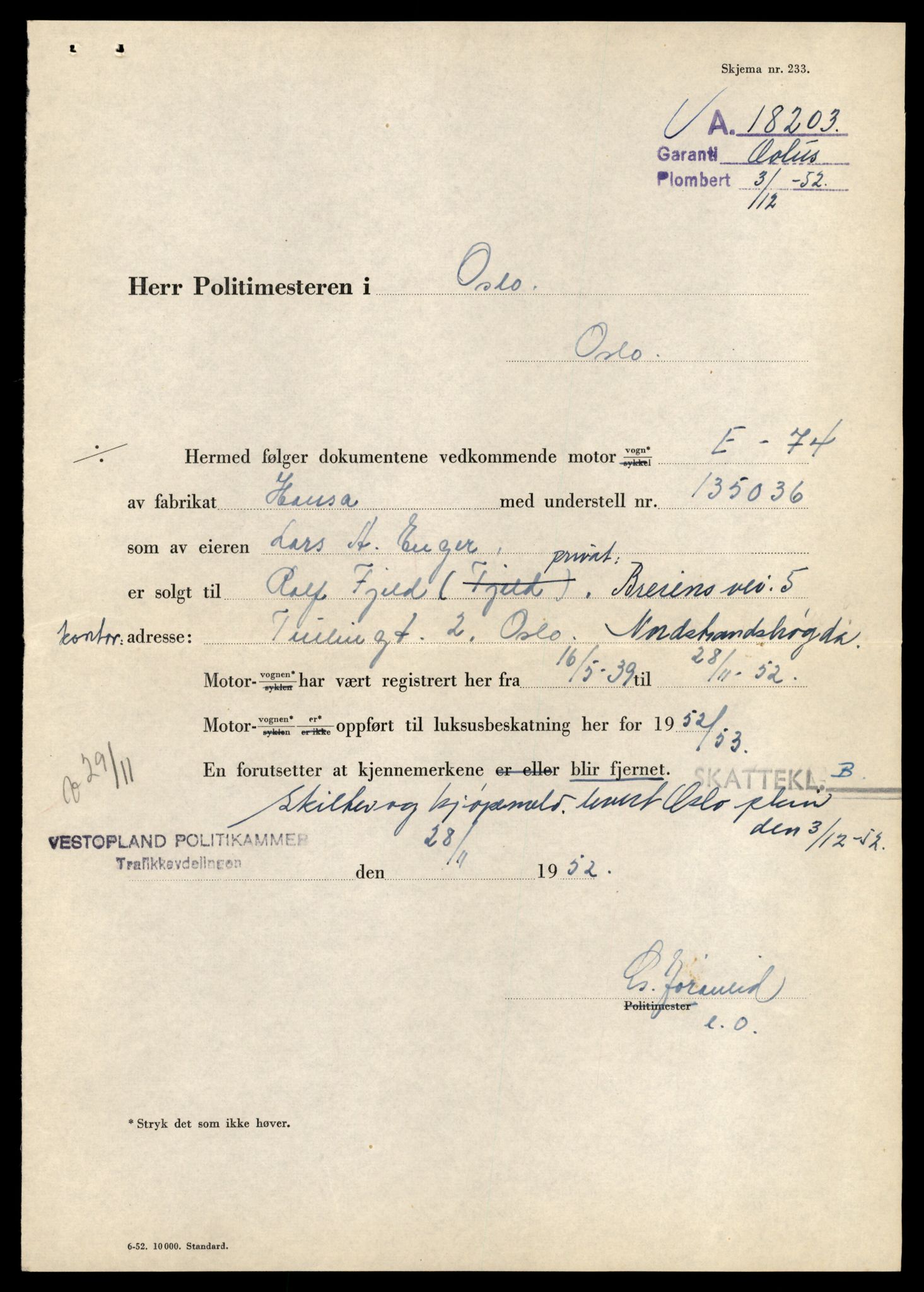 Møre og Romsdal vegkontor - Ålesund trafikkstasjon, AV/SAT-A-4099/F/Fe/L0048: Registreringskort for kjøretøy T 14721 - T 14863, 1927-1998, p. 2285