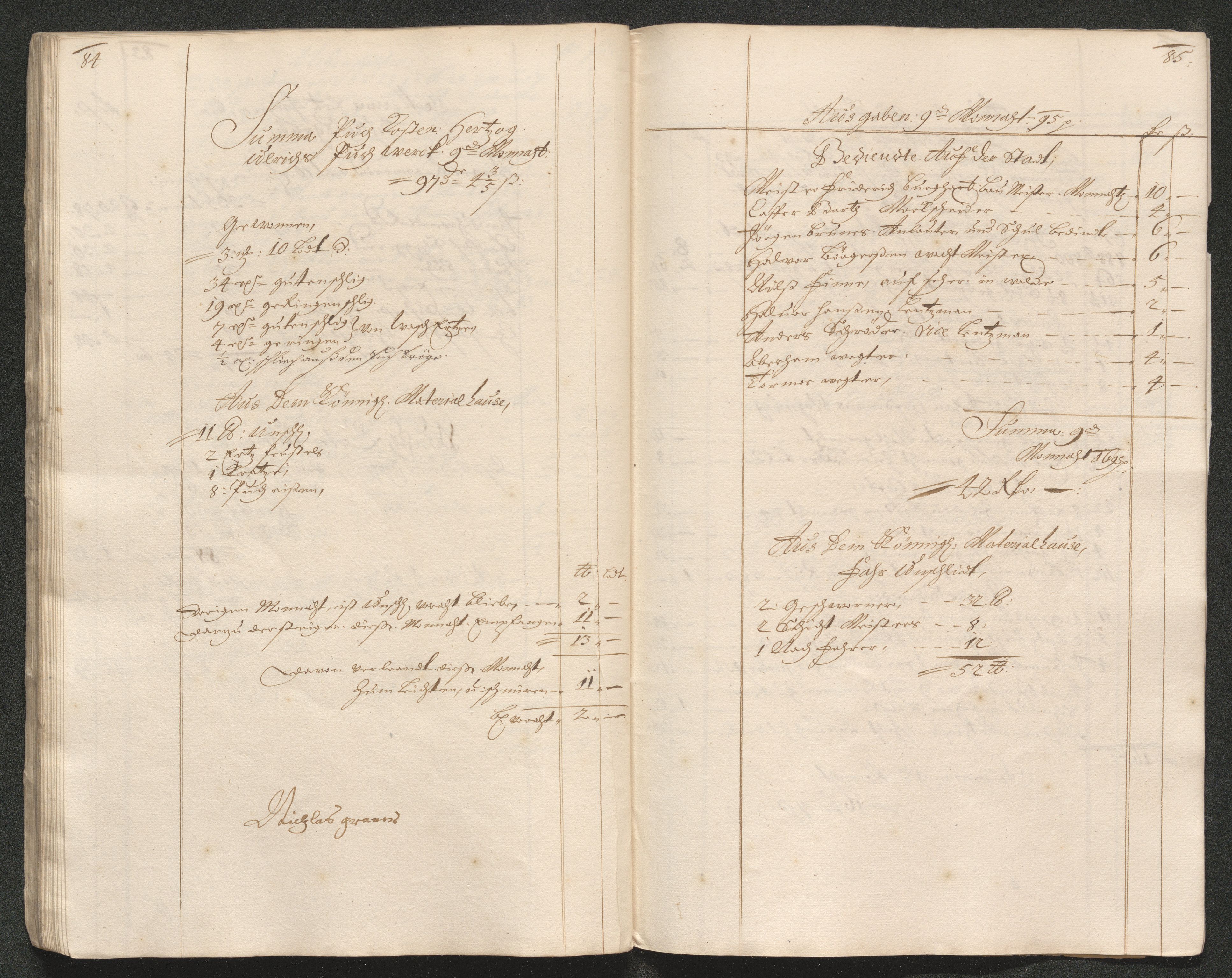 Kongsberg Sølvverk 1623-1816, AV/SAKO-EA-3135/001/D/Dc/Dcd/L0069: Utgiftsregnskap for gruver m.m., 1695, p. 406