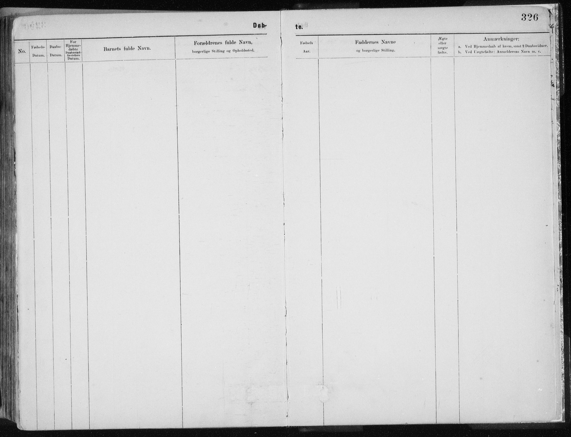 Ministerialprotokoller, klokkerbøker og fødselsregistre - Nordland, SAT/A-1459/843/L0636: Parish register (copy) no. 843C05, 1884-1909, p. 326