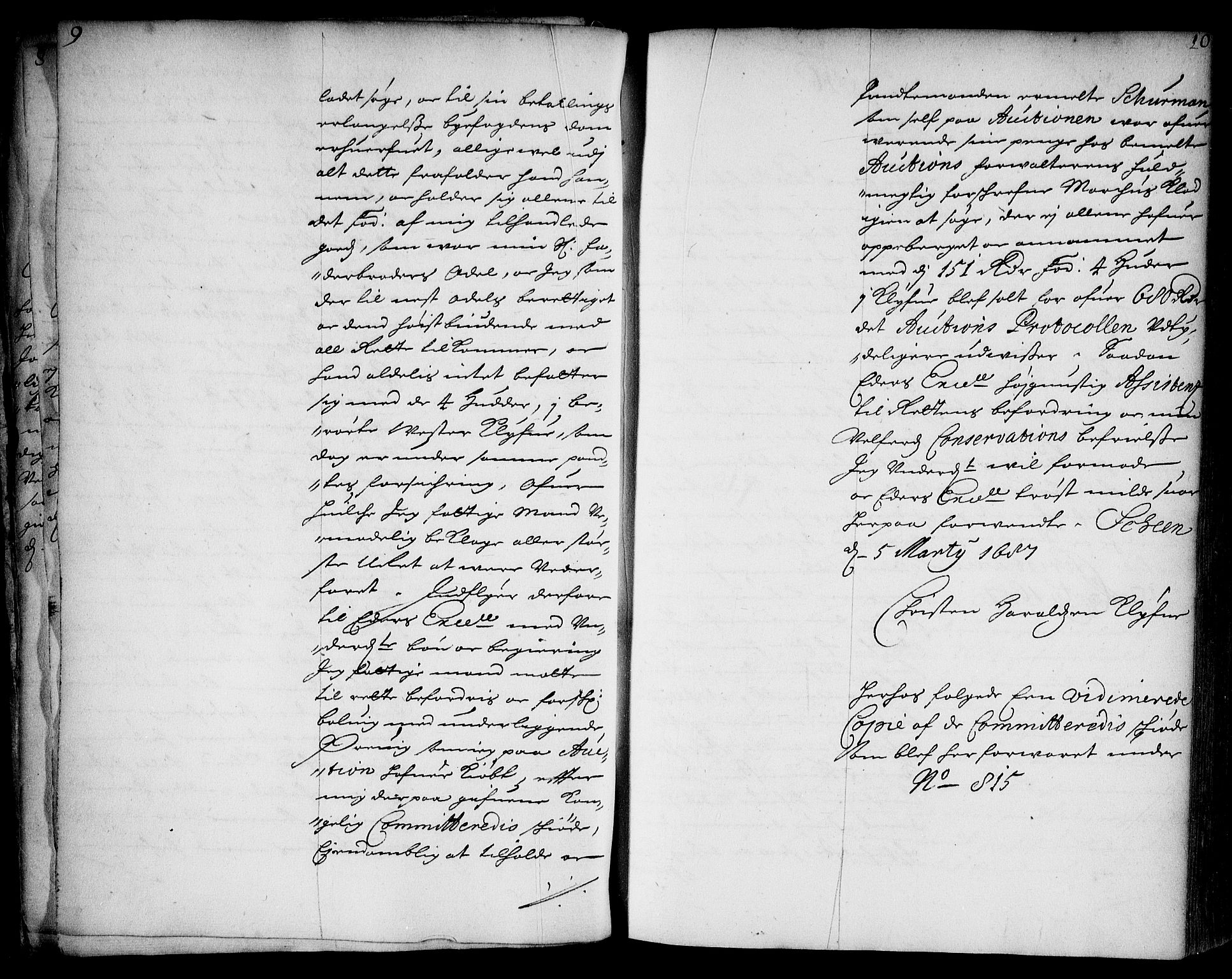 Stattholderembetet 1572-1771, AV/RA-EA-2870/Ae/L0004: Supplikasjons- og resolusjonsprotokoll, 1687, p. 9b-10a
