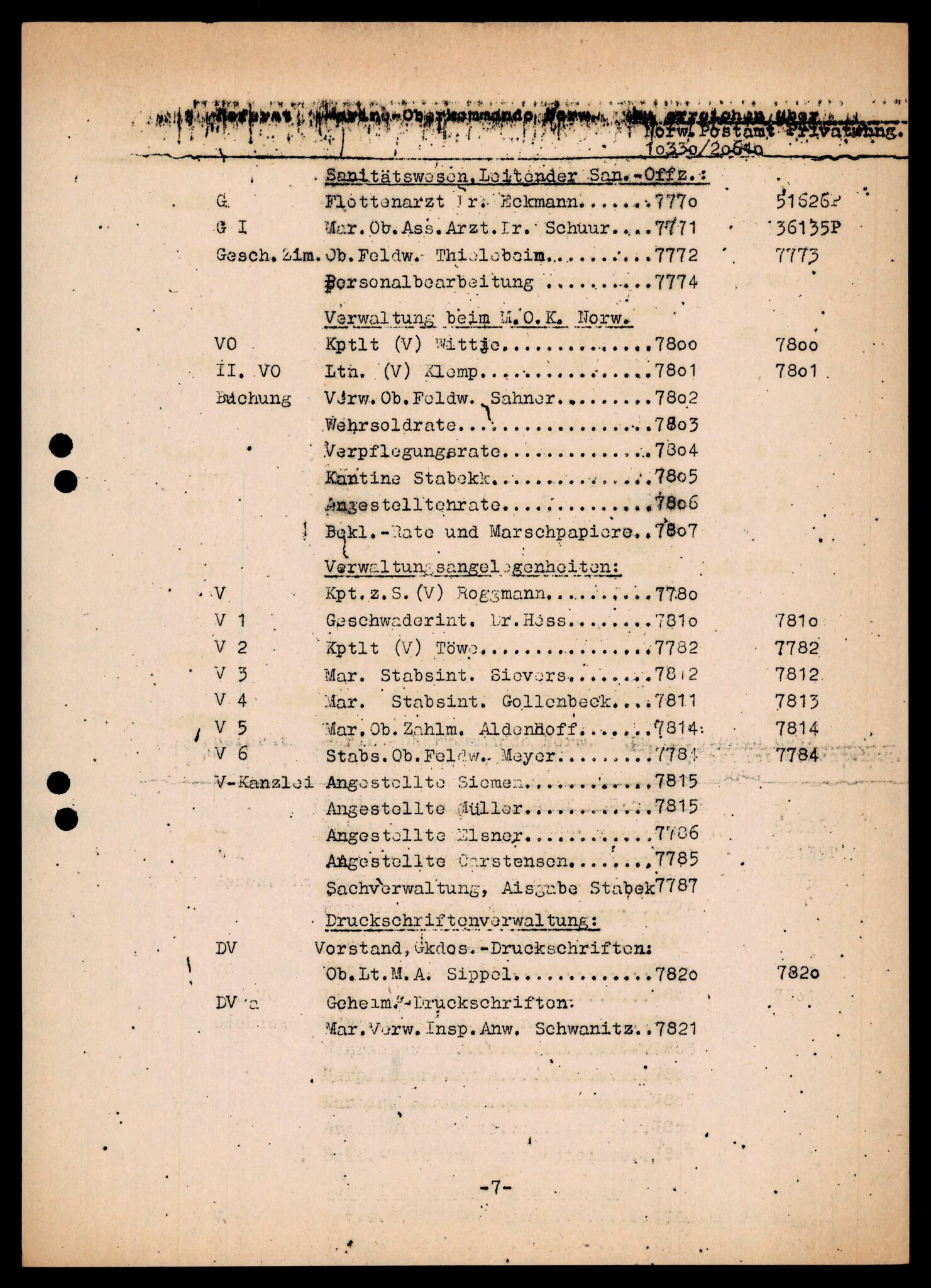 Forsvarets Overkommando. 2 kontor. Arkiv 11.4. Spredte tyske arkivsaker, AV/RA-RAFA-7031/D/Dar/Darb/L0014: Reichskommissariat., 1942-1944, p. 396