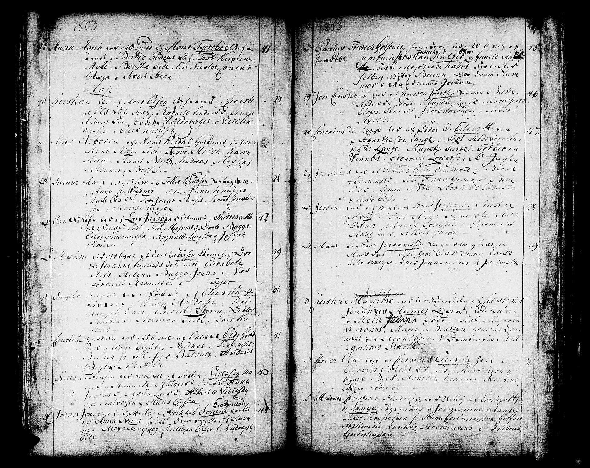 Domkirken sokneprestembete, SAB/A-74801/H/Haa/L0004: Parish register (official) no. A 4, 1763-1820, p. 296-297