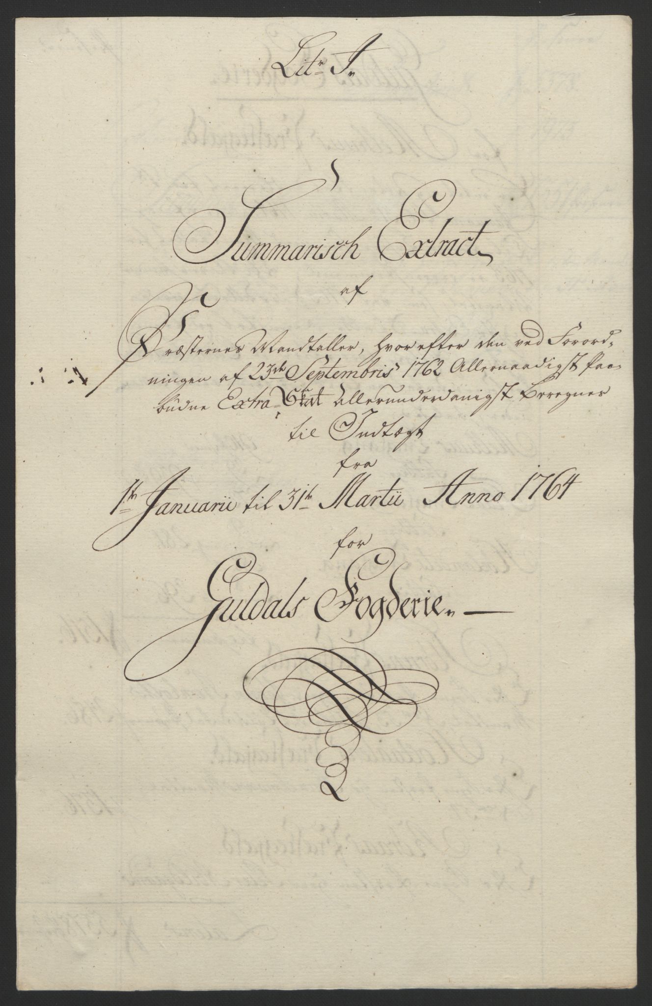 Rentekammeret inntil 1814, Reviderte regnskaper, Fogderegnskap, RA/EA-4092/R60/L4094: Ekstraskatten Orkdal og Gauldal, 1762-1765, p. 168