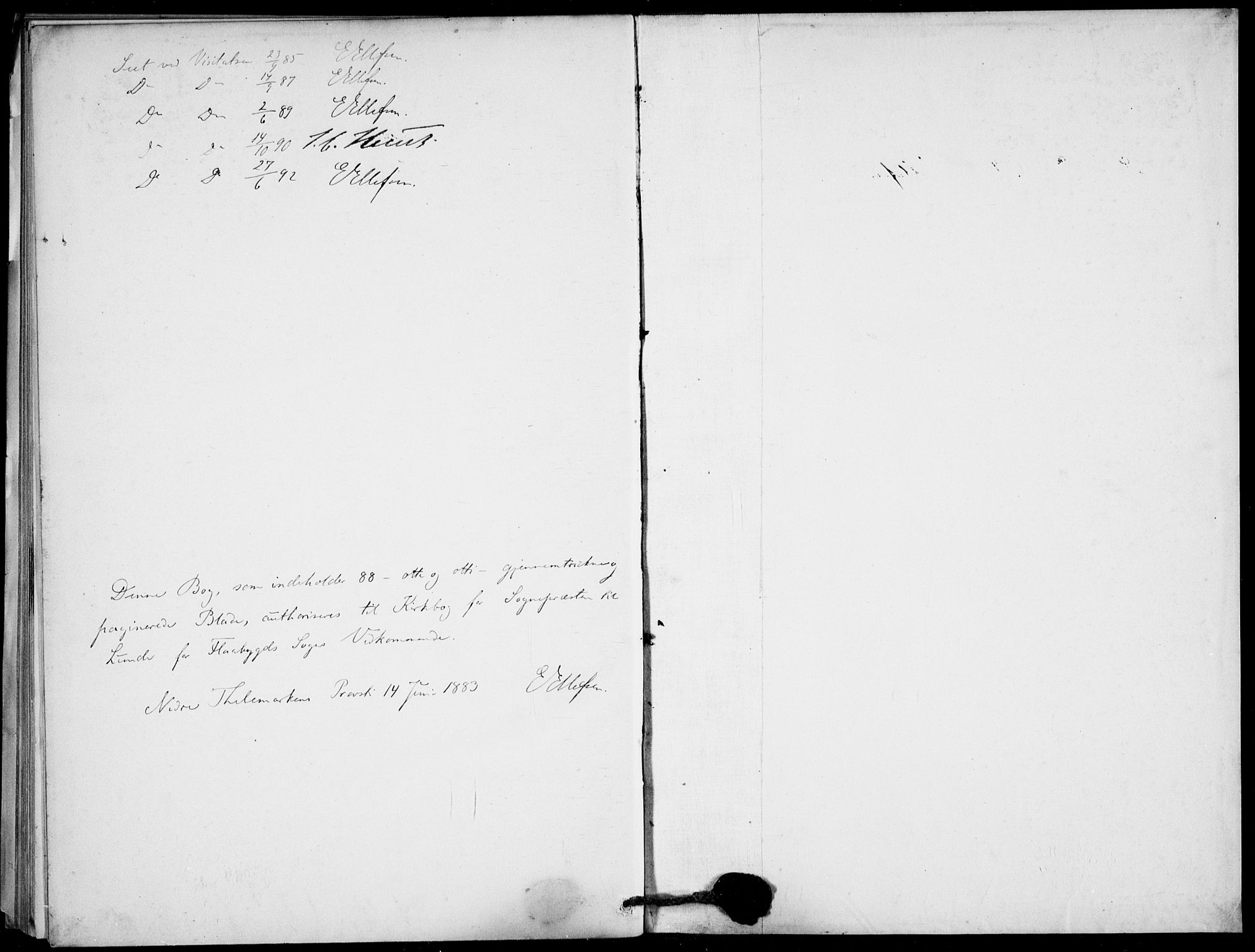 Lunde kirkebøker, SAKO/A-282/F/Fb/L0003: Parish register (official) no. II 3, 1882-1891