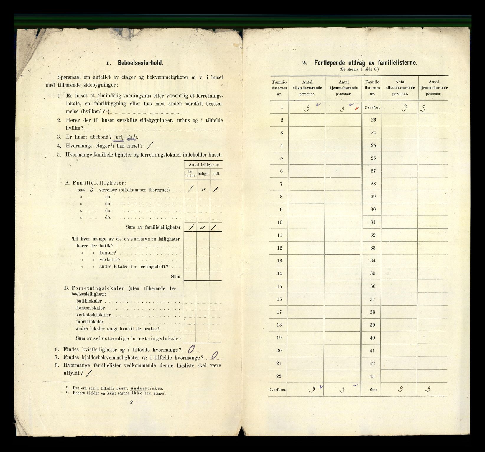 RA, 1910 census for Langesund, 1910, p. 18