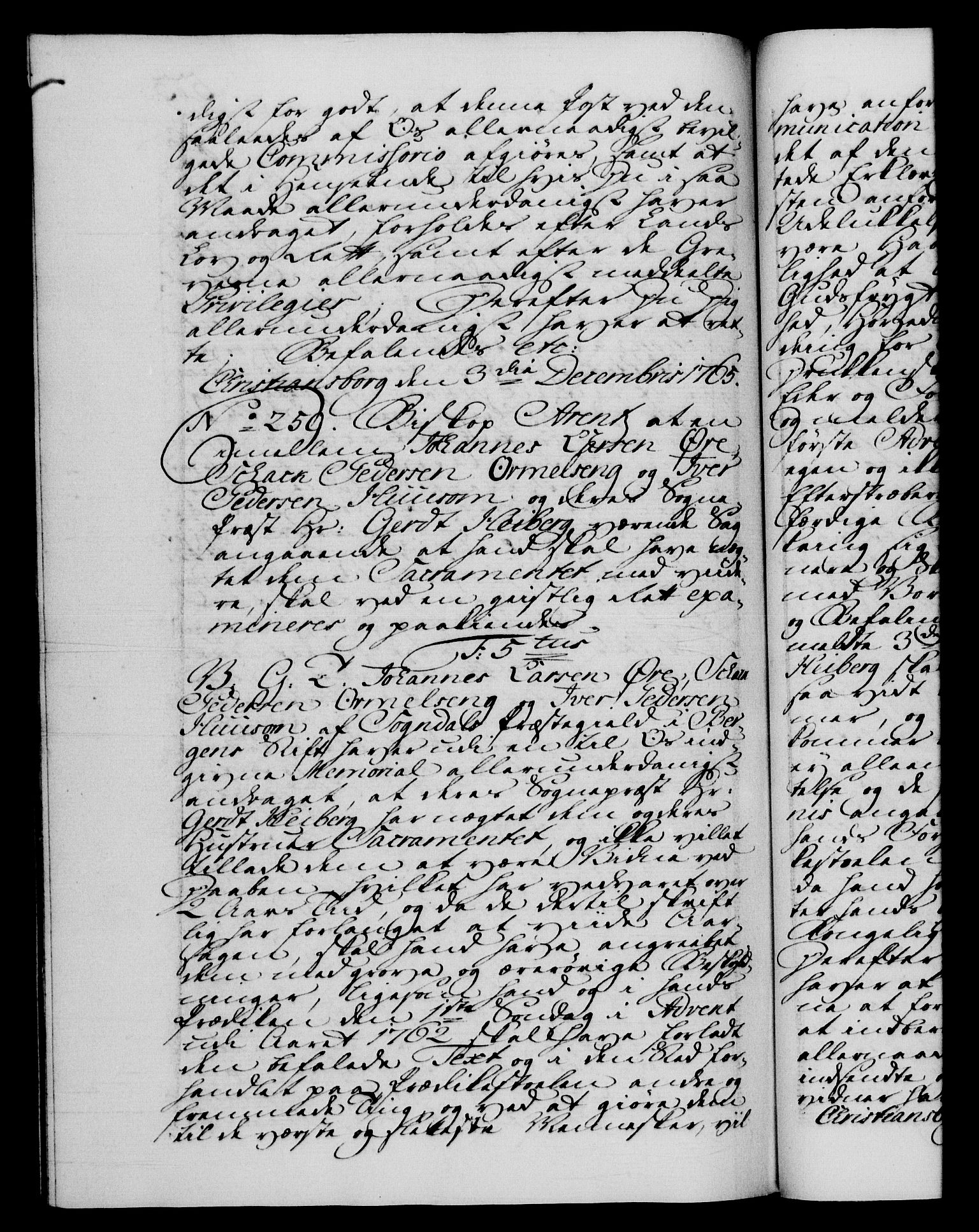 Danske Kanselli 1572-1799, AV/RA-EA-3023/F/Fc/Fca/Fcab/L0037: Norske tegnelser, 1762-1766, p. 573b