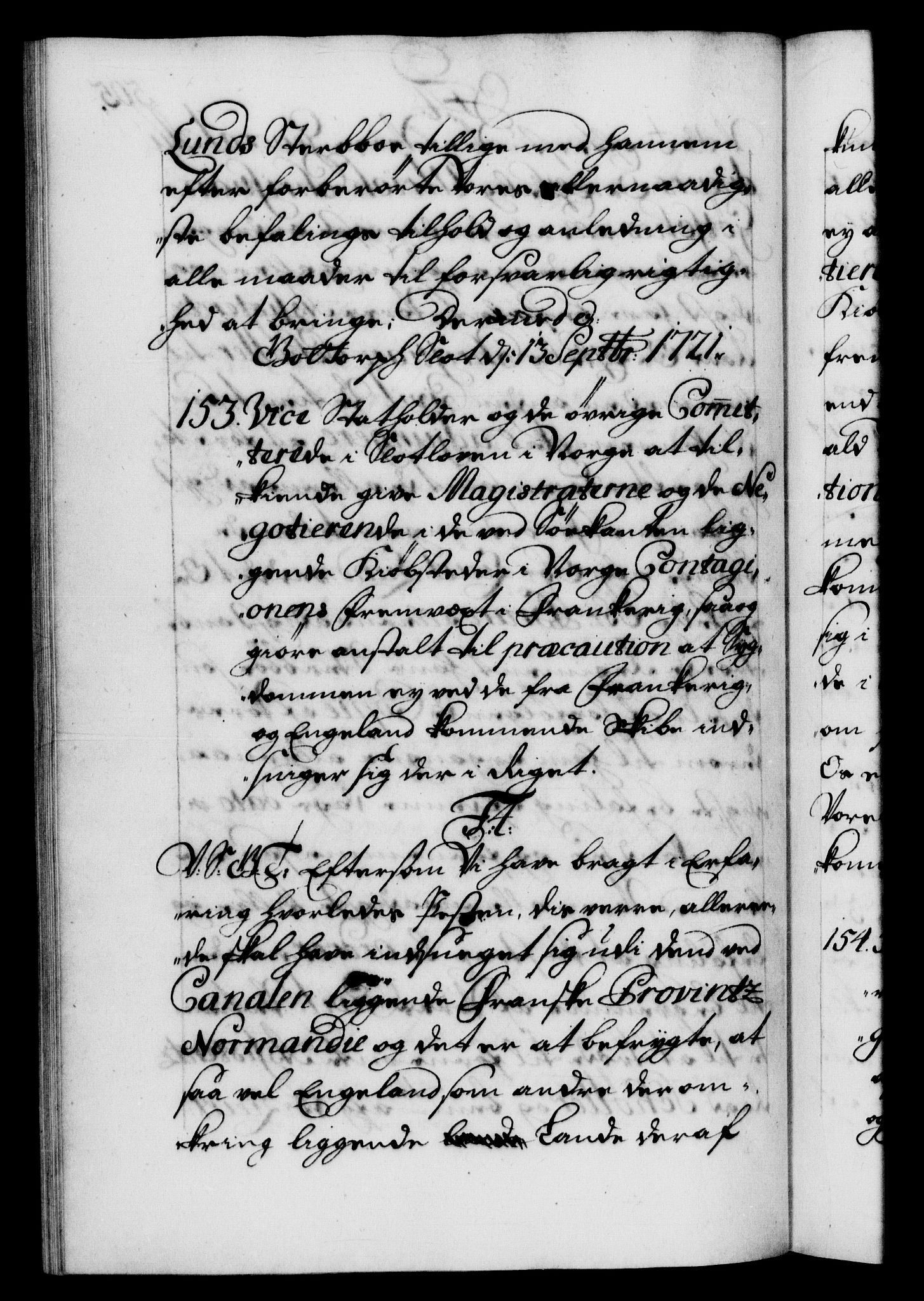 Danske Kanselli 1572-1799, AV/RA-EA-3023/F/Fc/Fca/Fcab/L0021: Norske tegnelser, 1719-1721, p. 505b