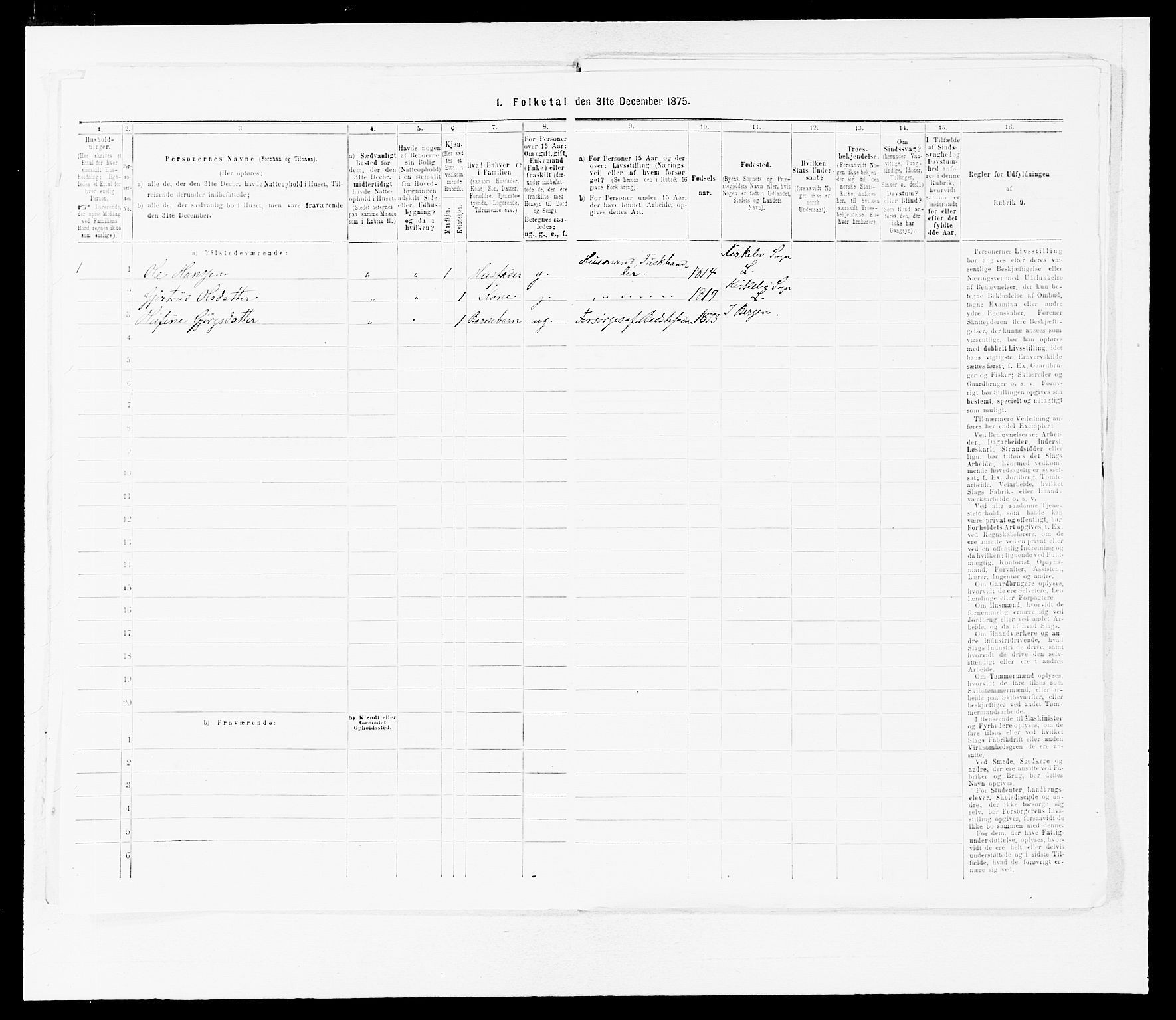 SAB, 1875 census for 1415P Lavik, 1875, p. 762