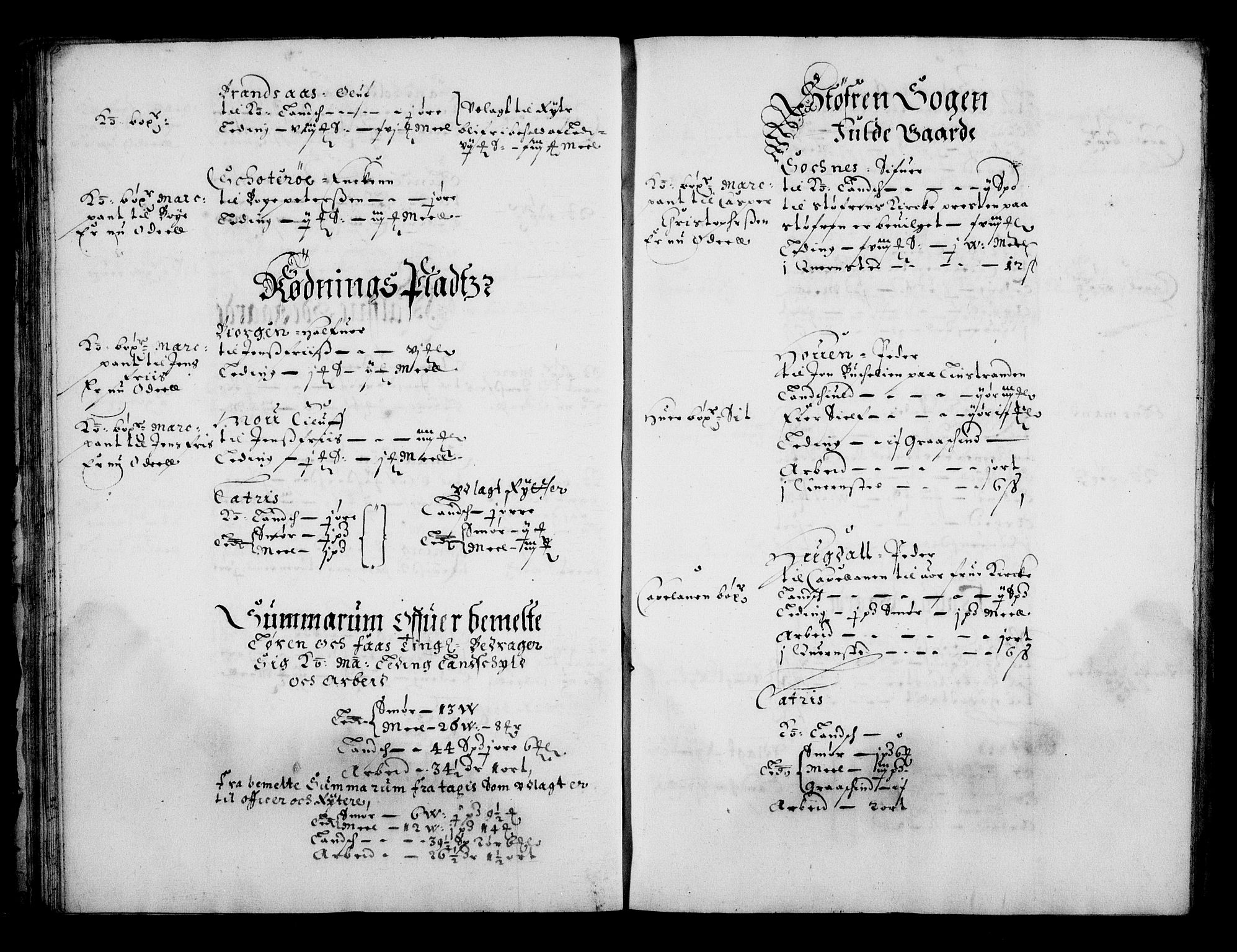 Rentekammeret inntil 1814, Realistisk ordnet avdeling, RA/EA-4070/N/Na/L0002/0004: [XI g]: Trondheims stifts jordebøker: / Gauldal fogderi, 1664