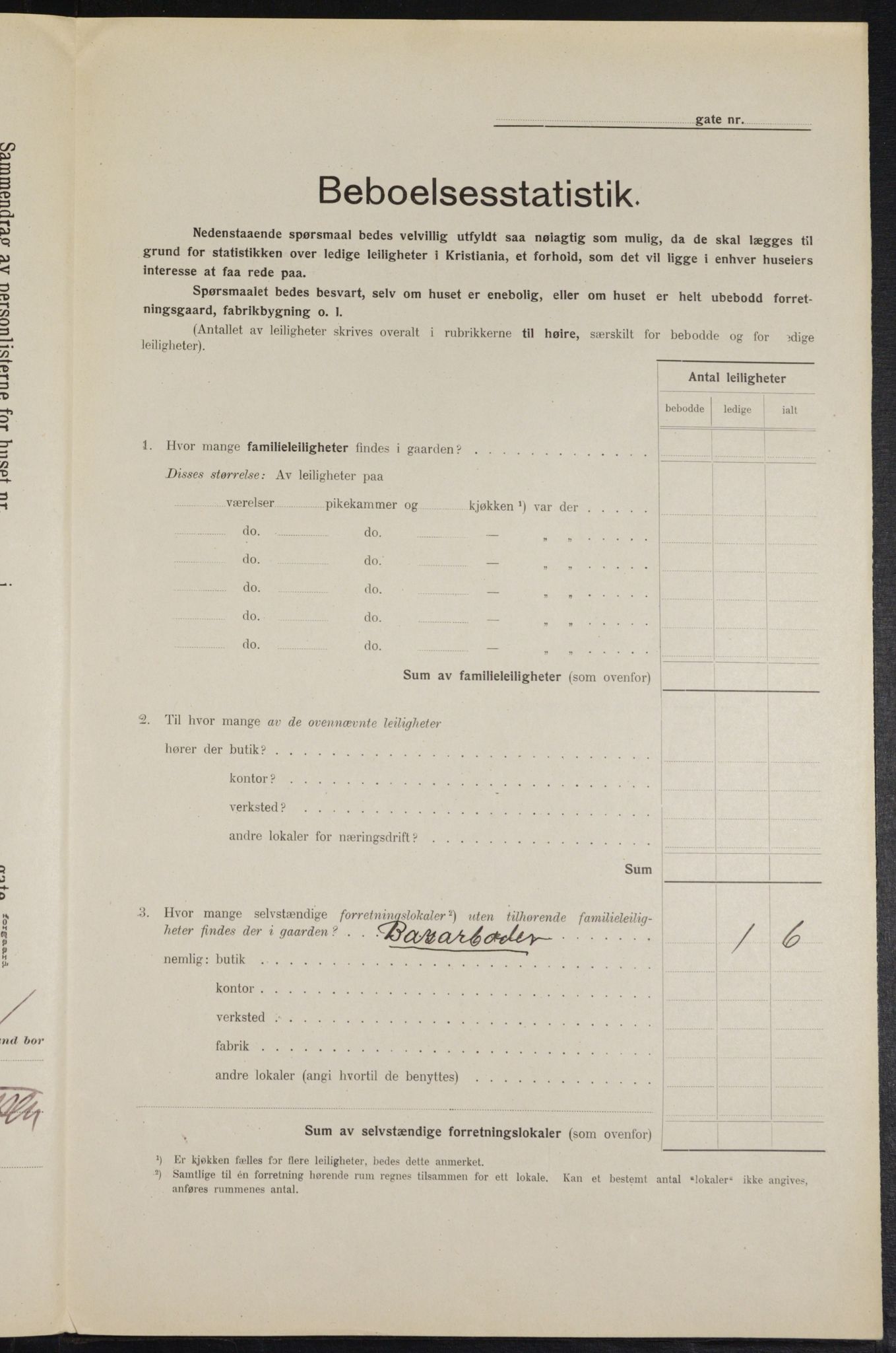 OBA, Municipal Census 1914 for Kristiania, 1914, p. 58371